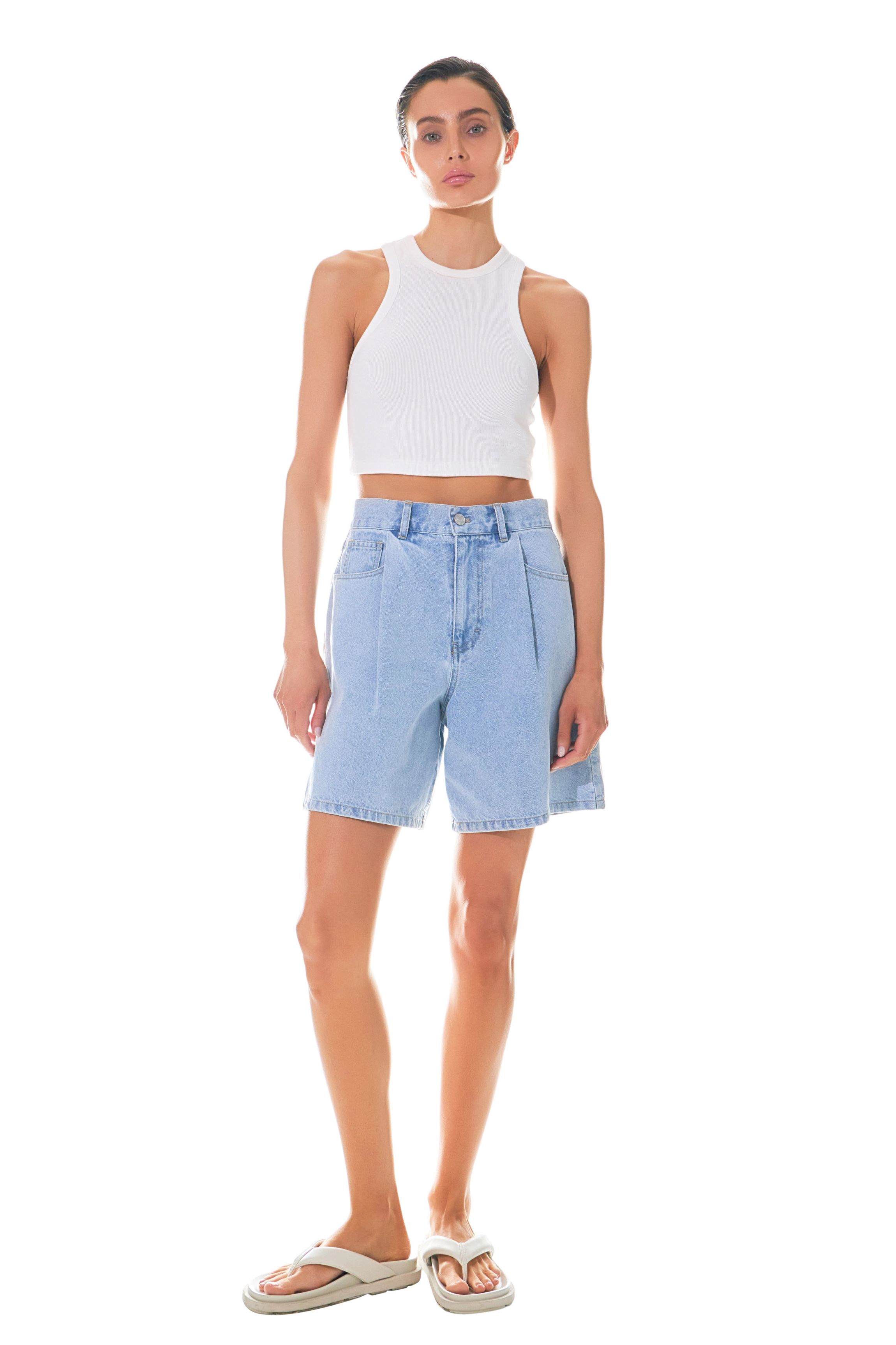 Denim Wide Short