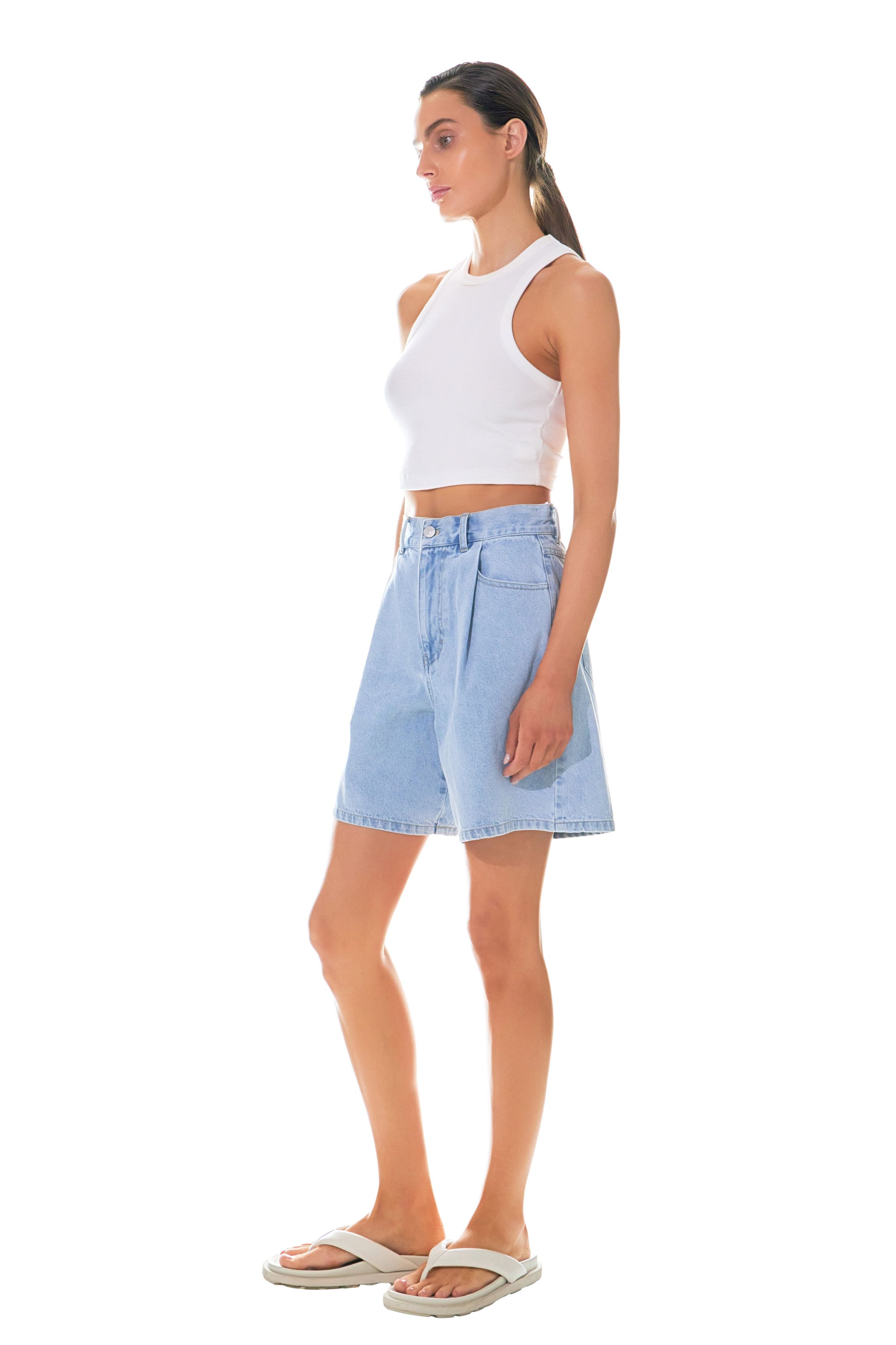 Denim Wide Short
