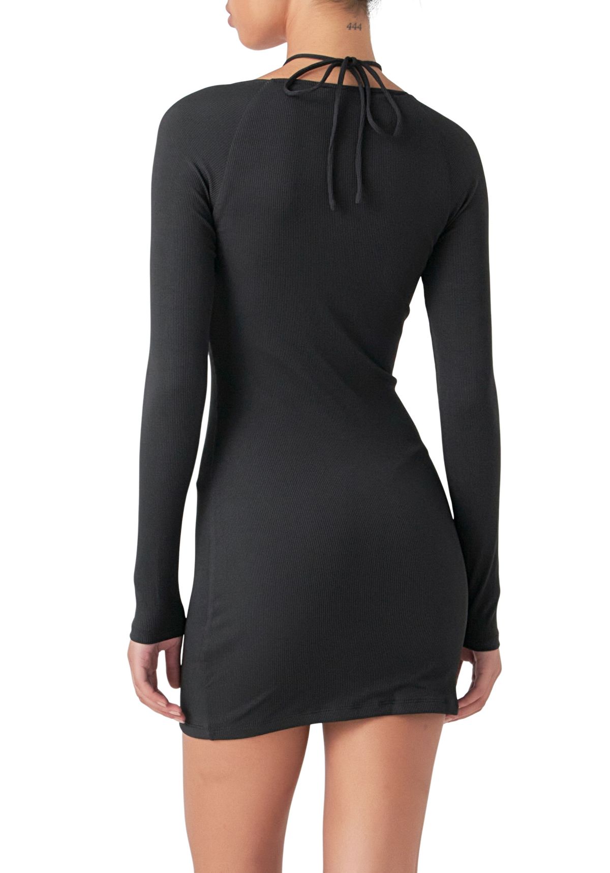 Center Ruched Haltered Fitted Mini