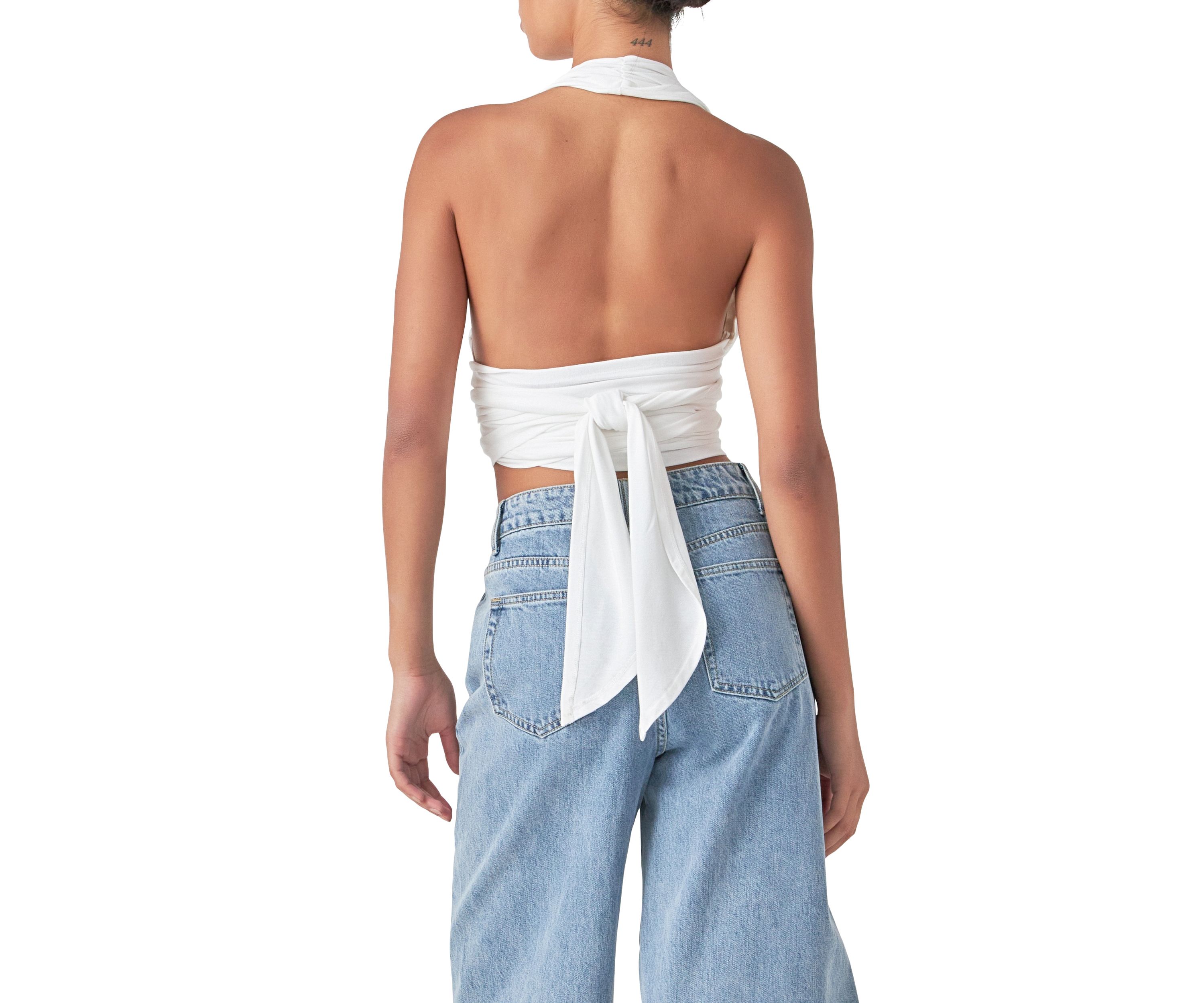Convertible Knit Strap Top