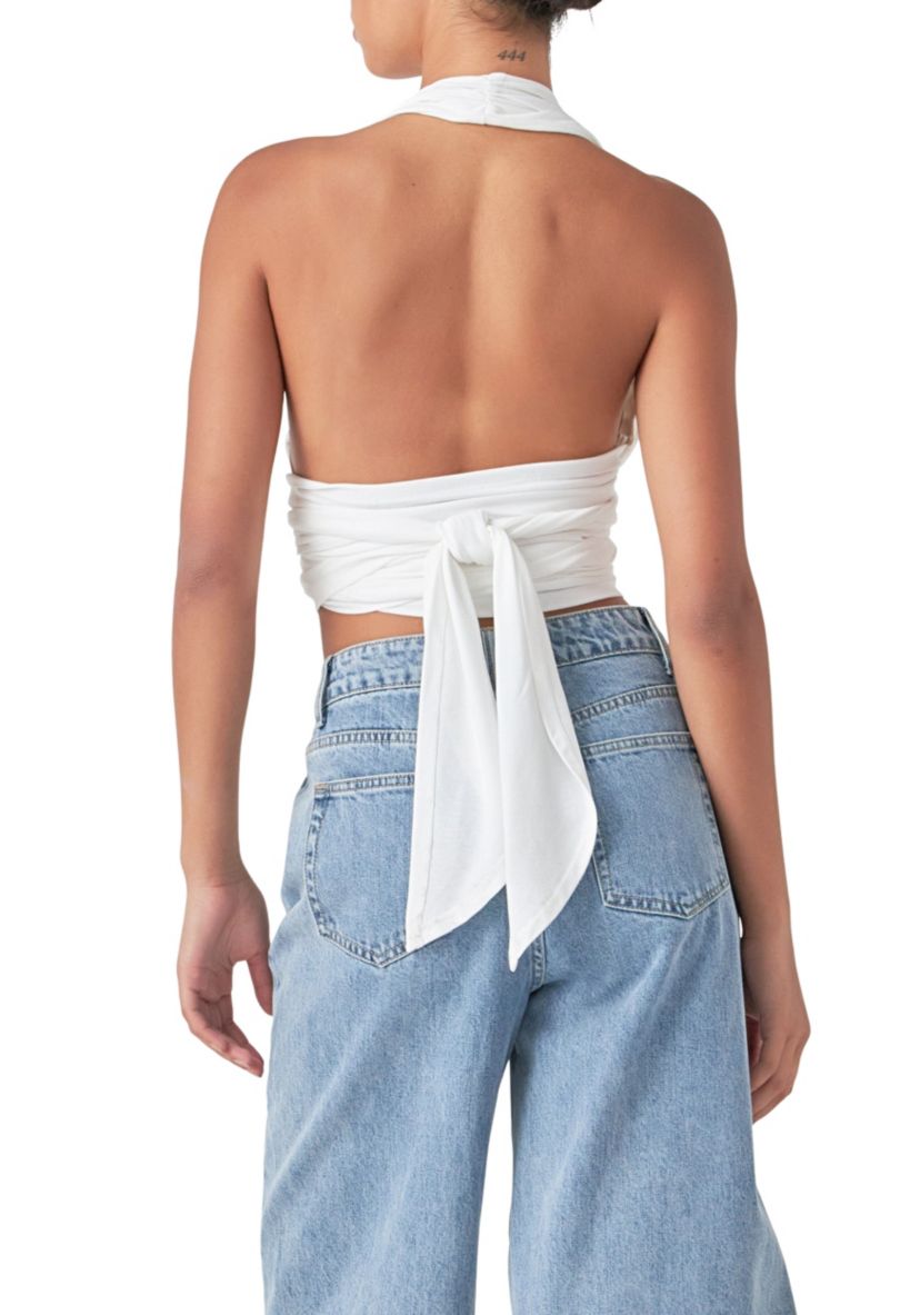 Convertible Knit Strap Top