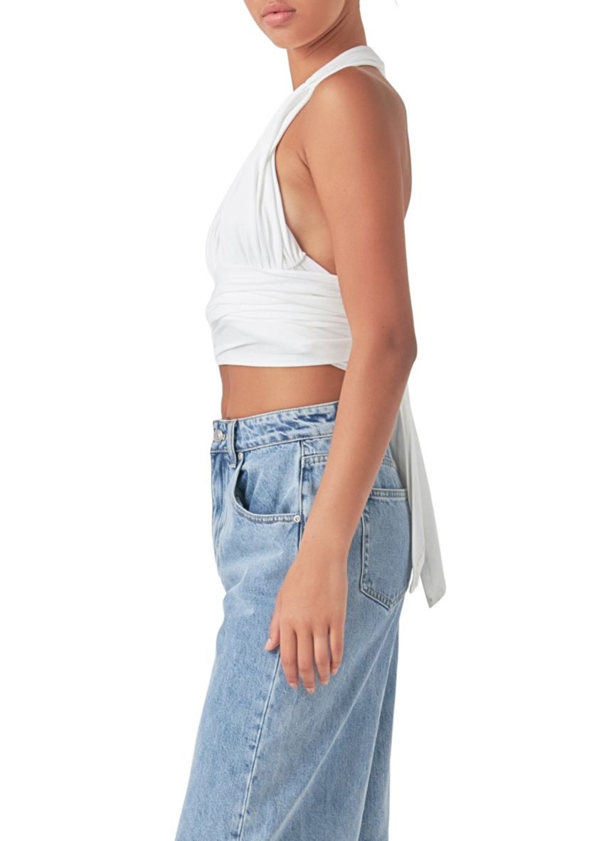 Convertible Knit Strap Top