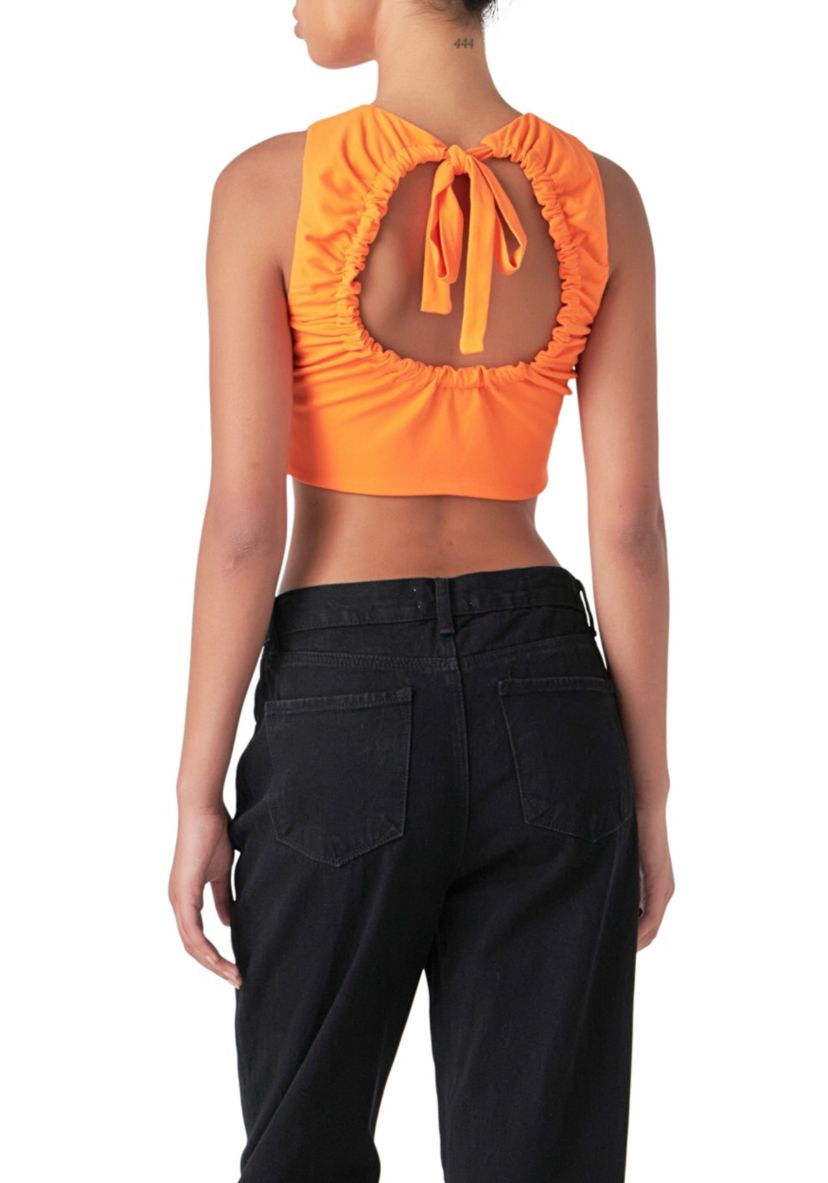 Back Schrunchie Tank Top