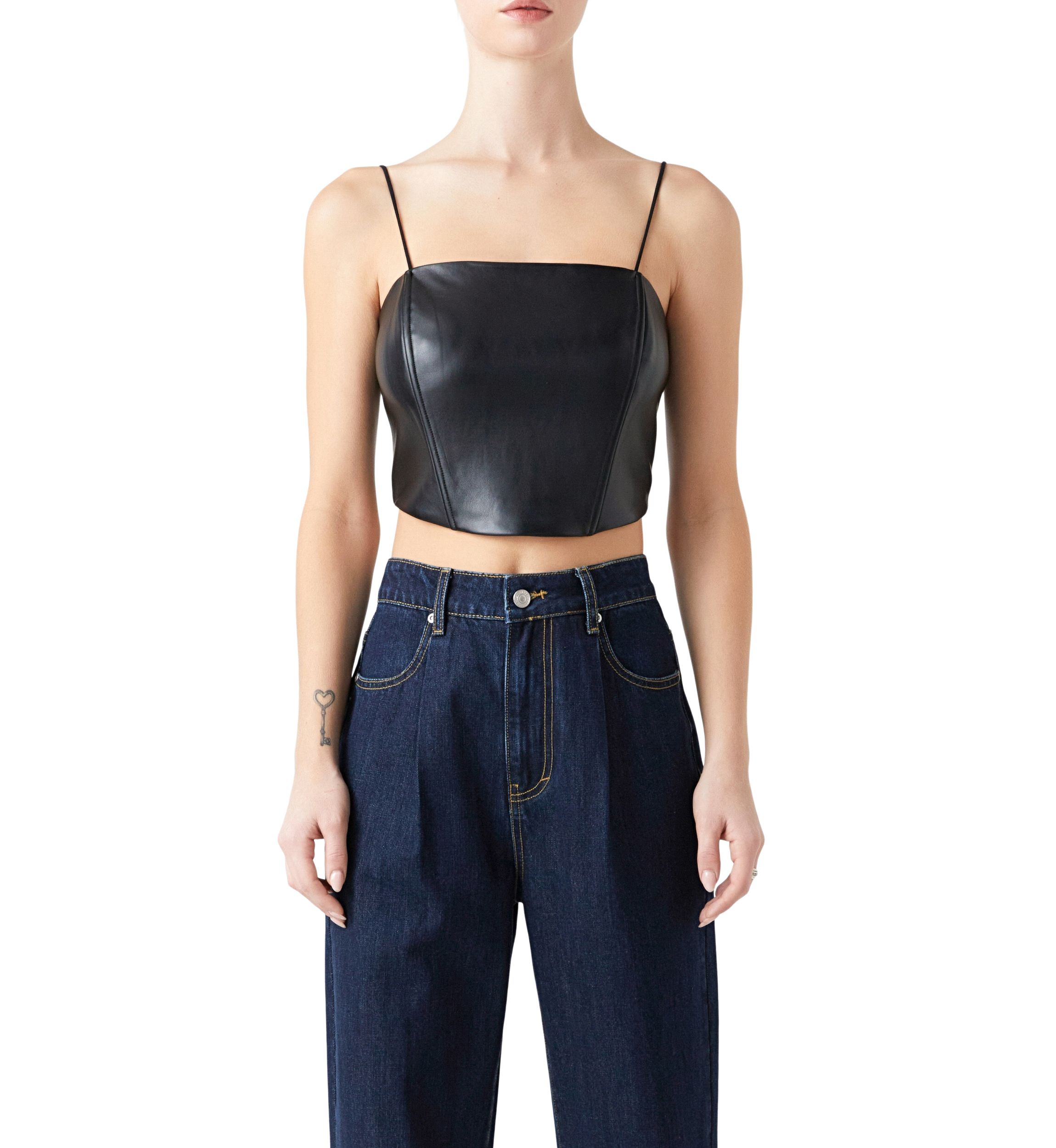 Pu Corset Top