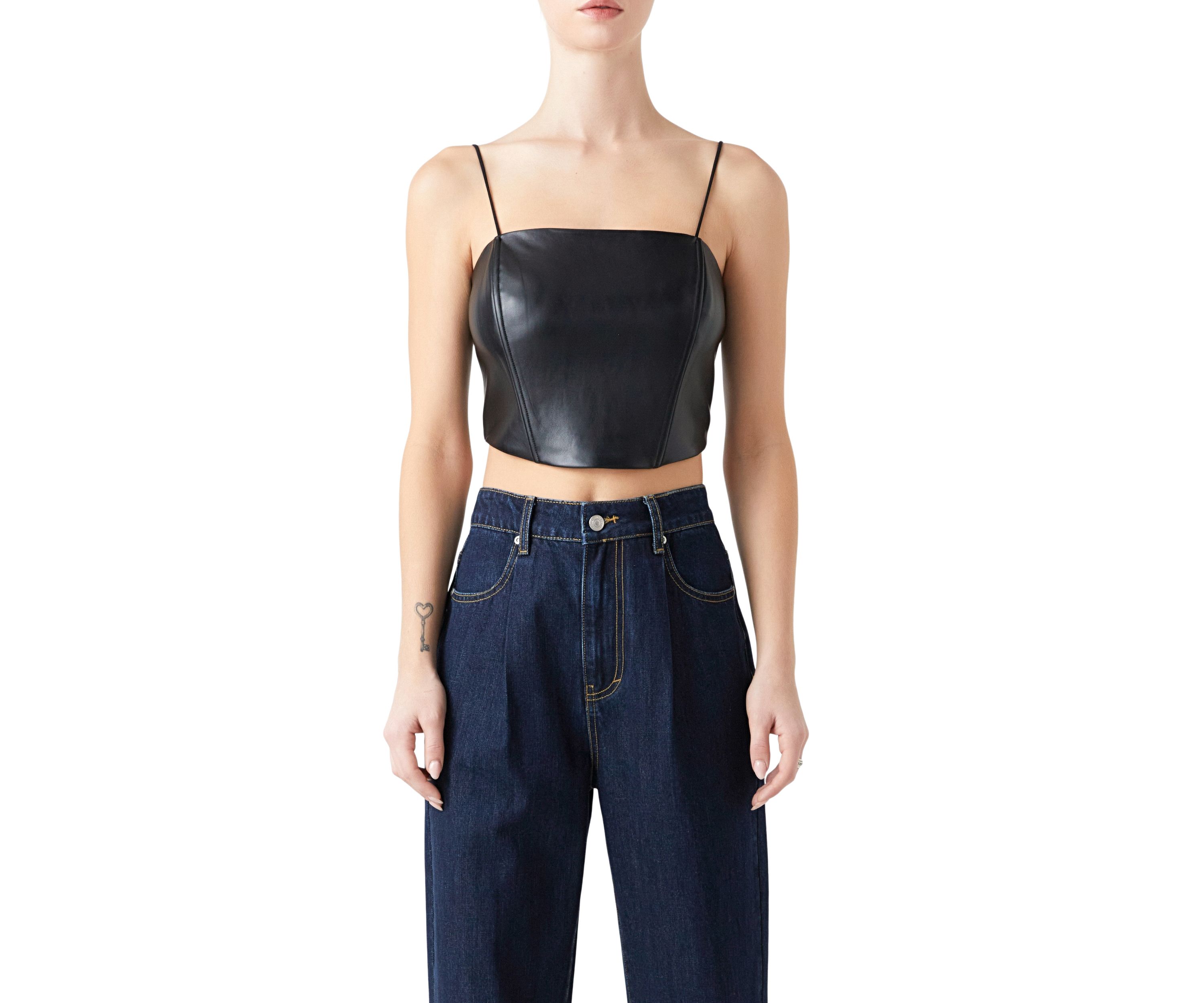 Pu Corset Top