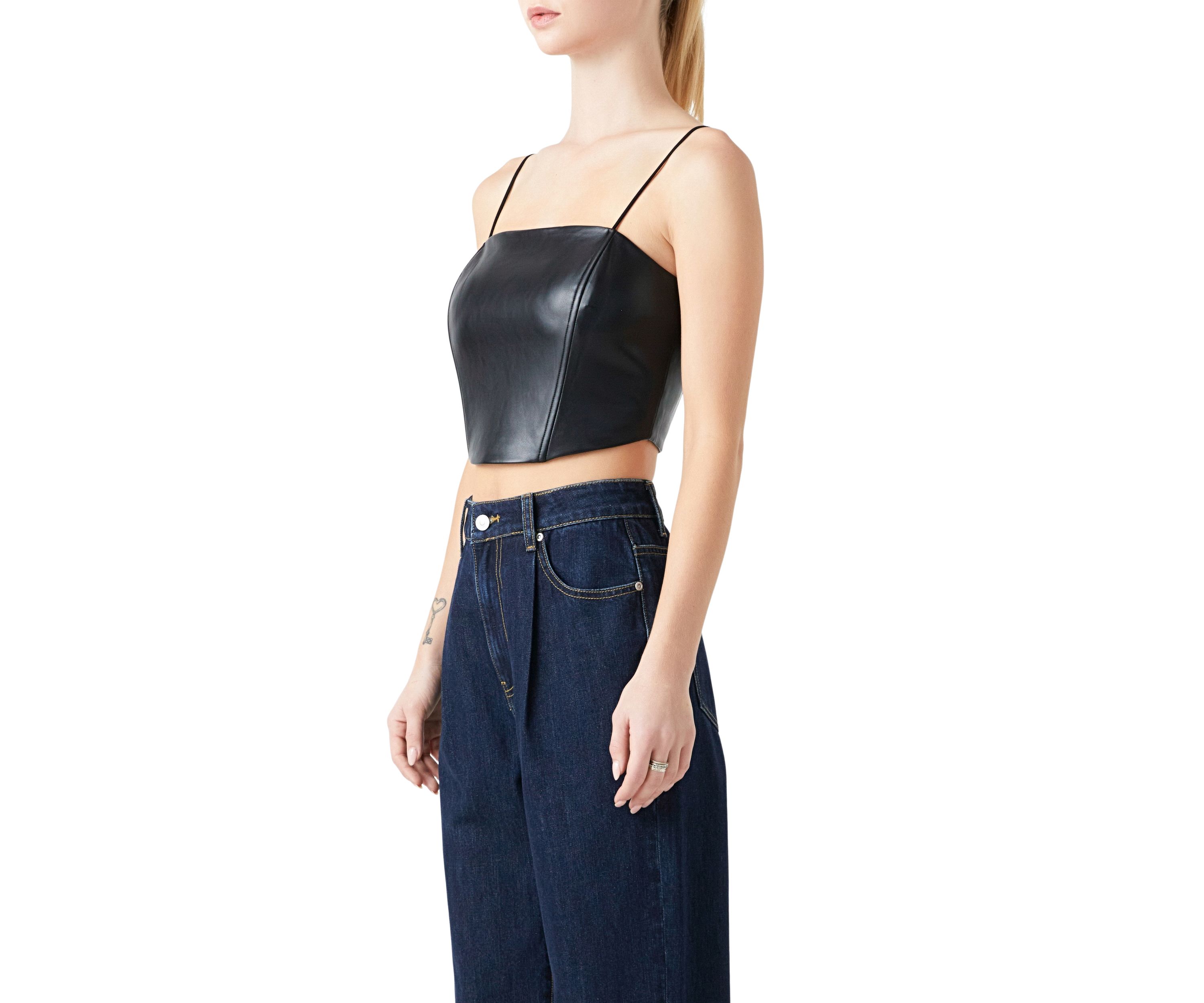 Pu Corset Top