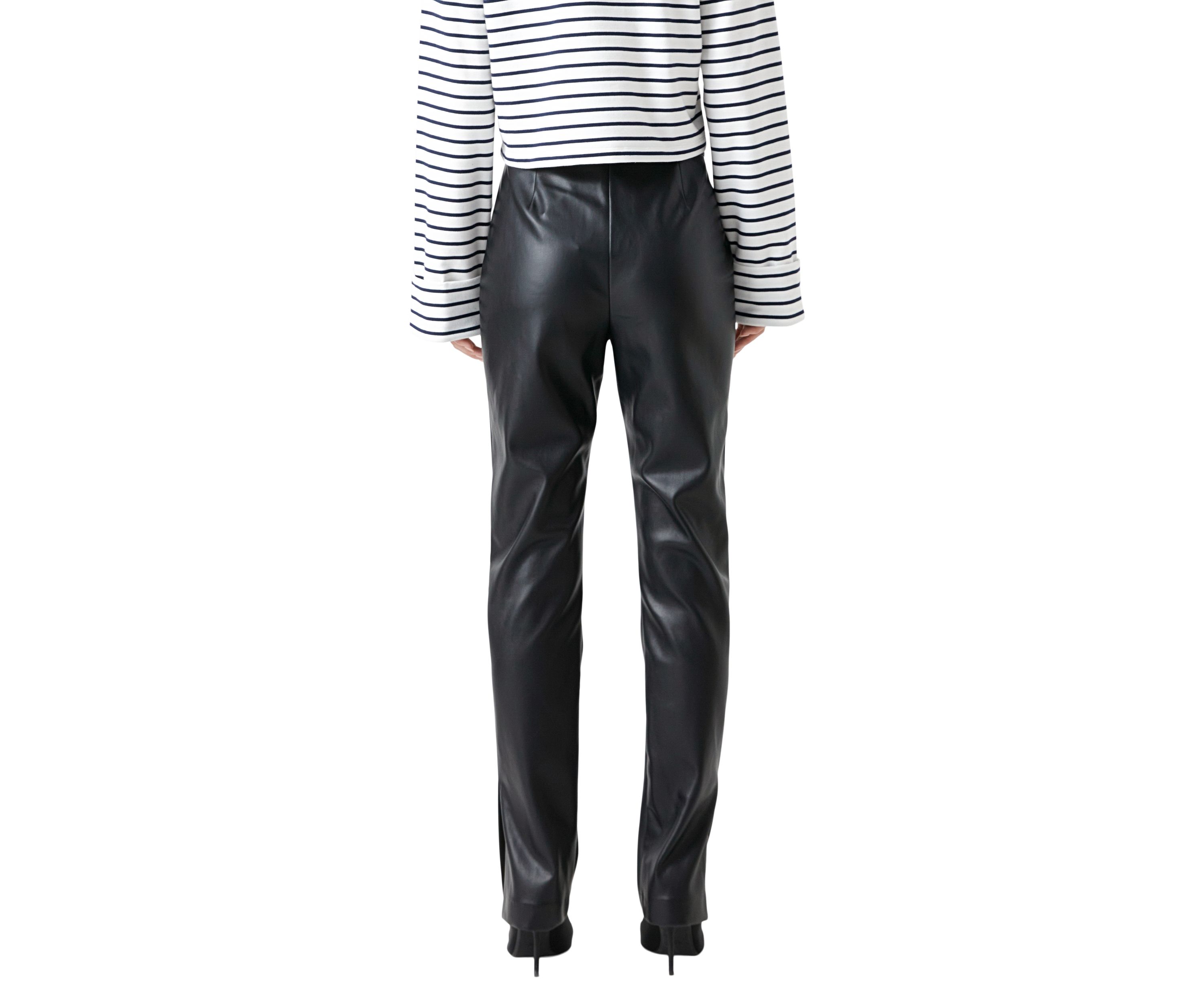 Pu Slit Leggings