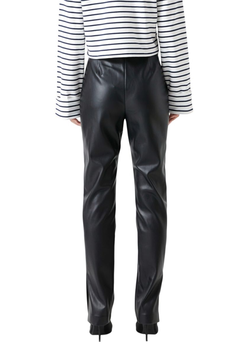 Pu Slit Leggings