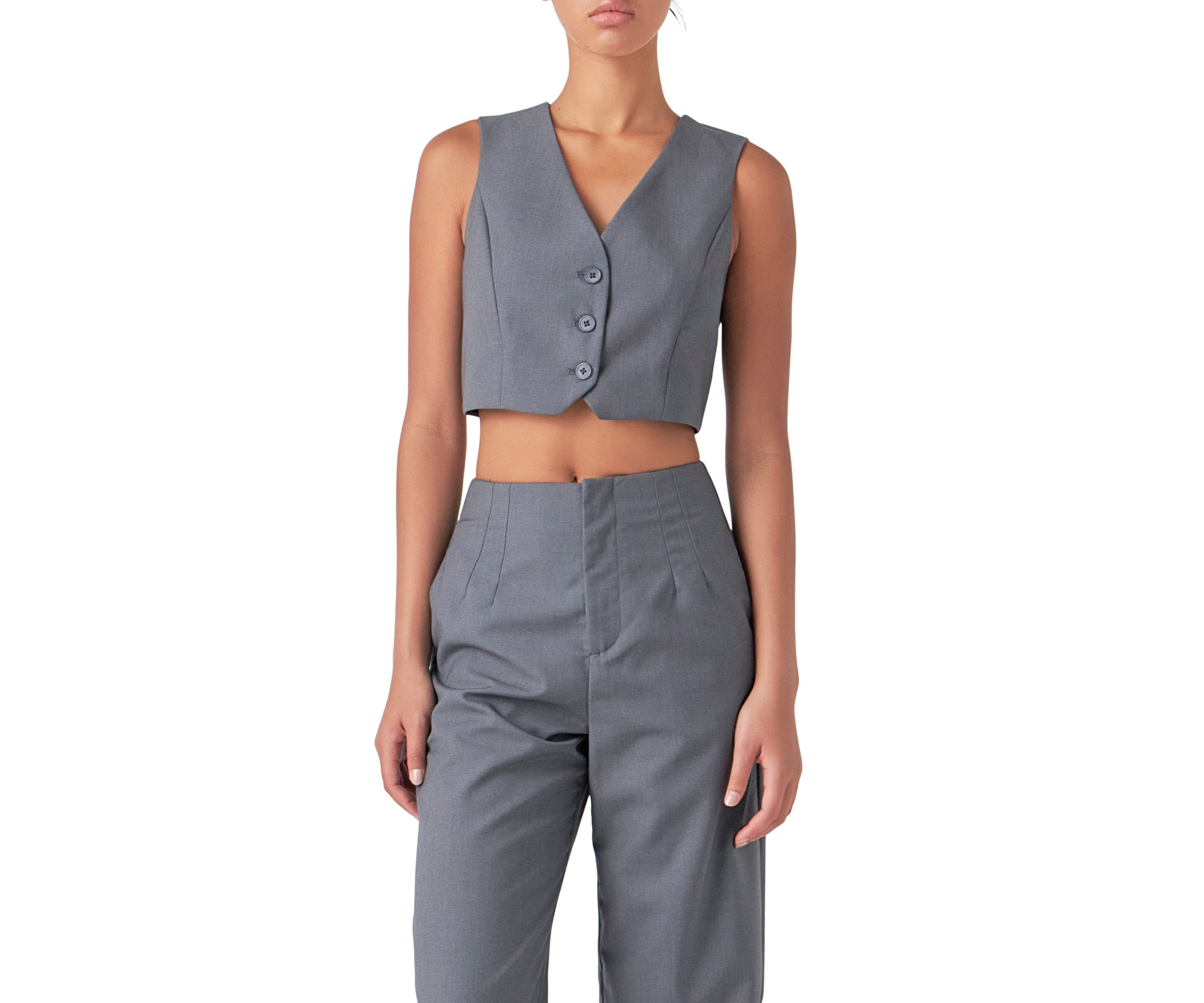 Cropped Vest