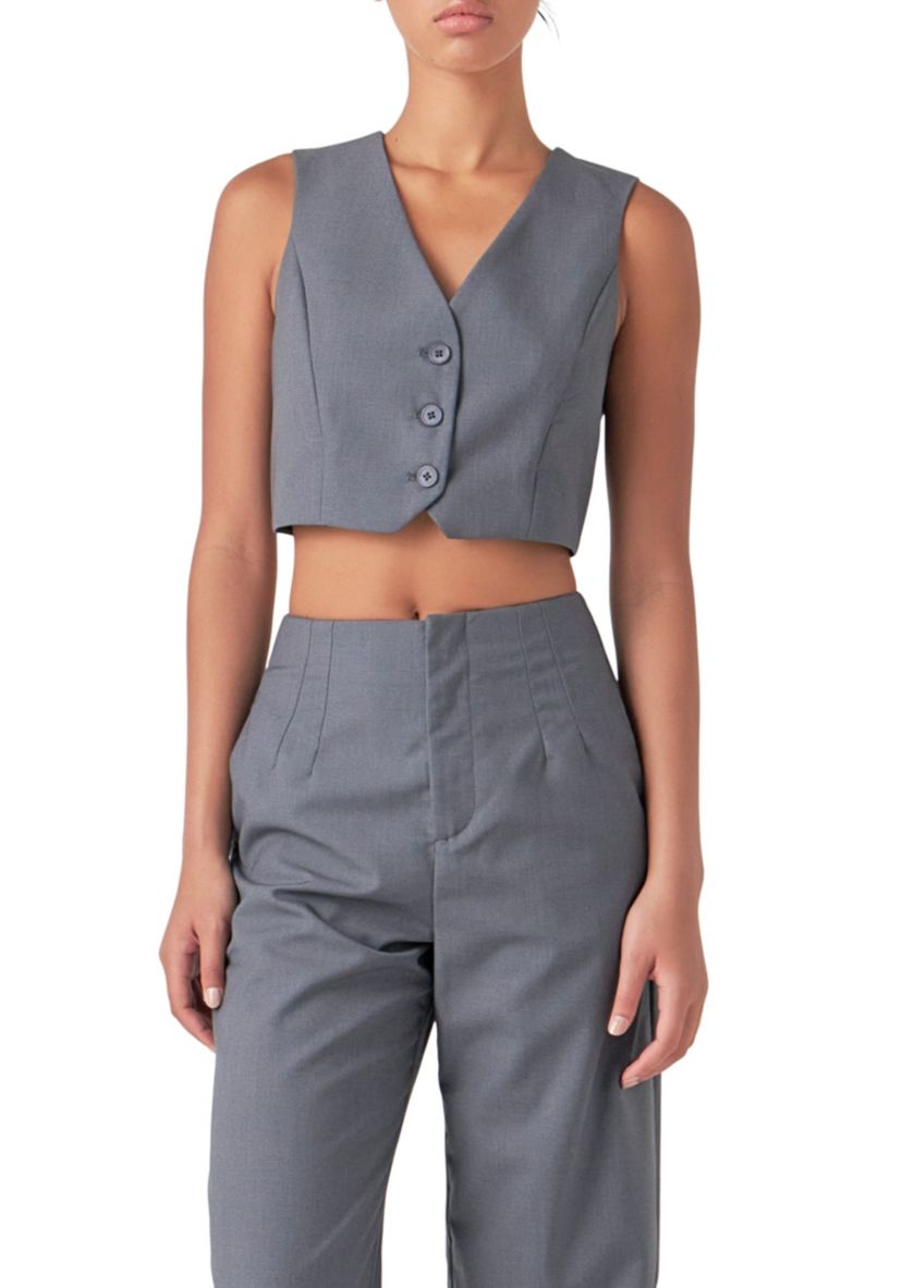 Cropped Vest
