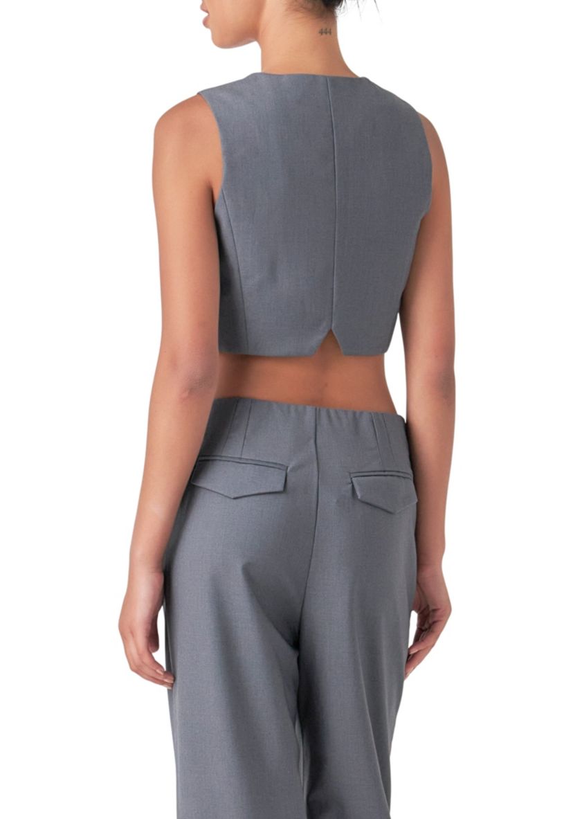 Cropped Vest
