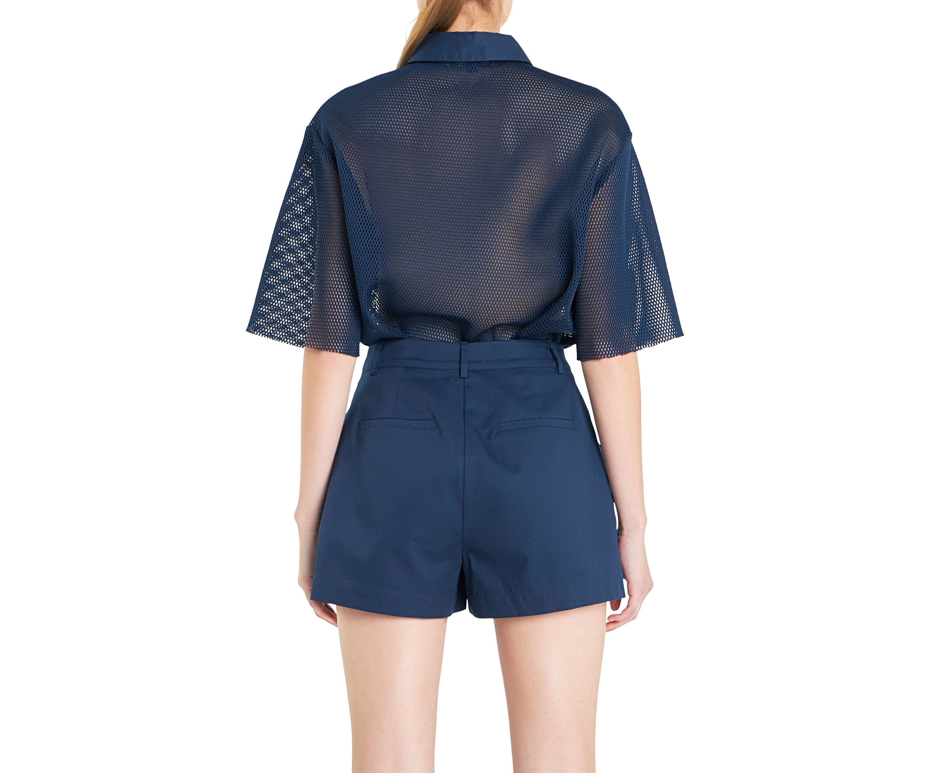 Mesh Net Top with Pockets