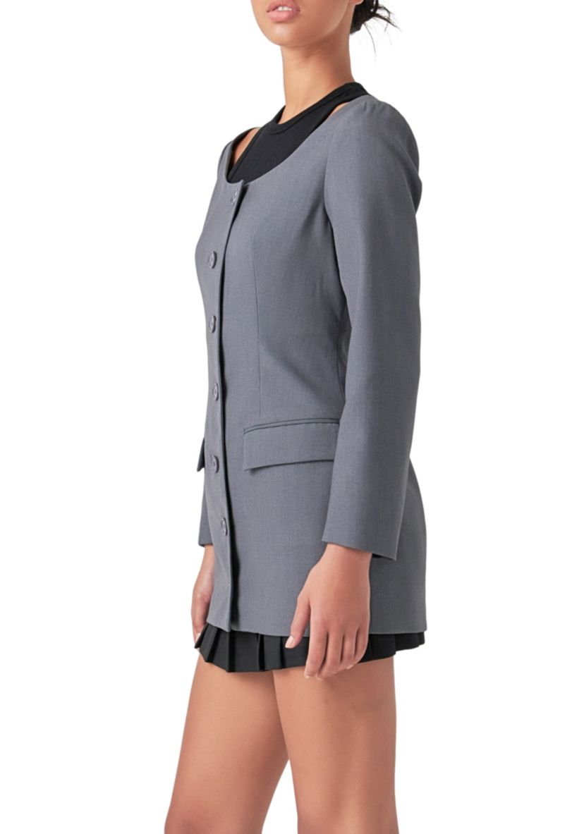 Off the Shoulder Blazer