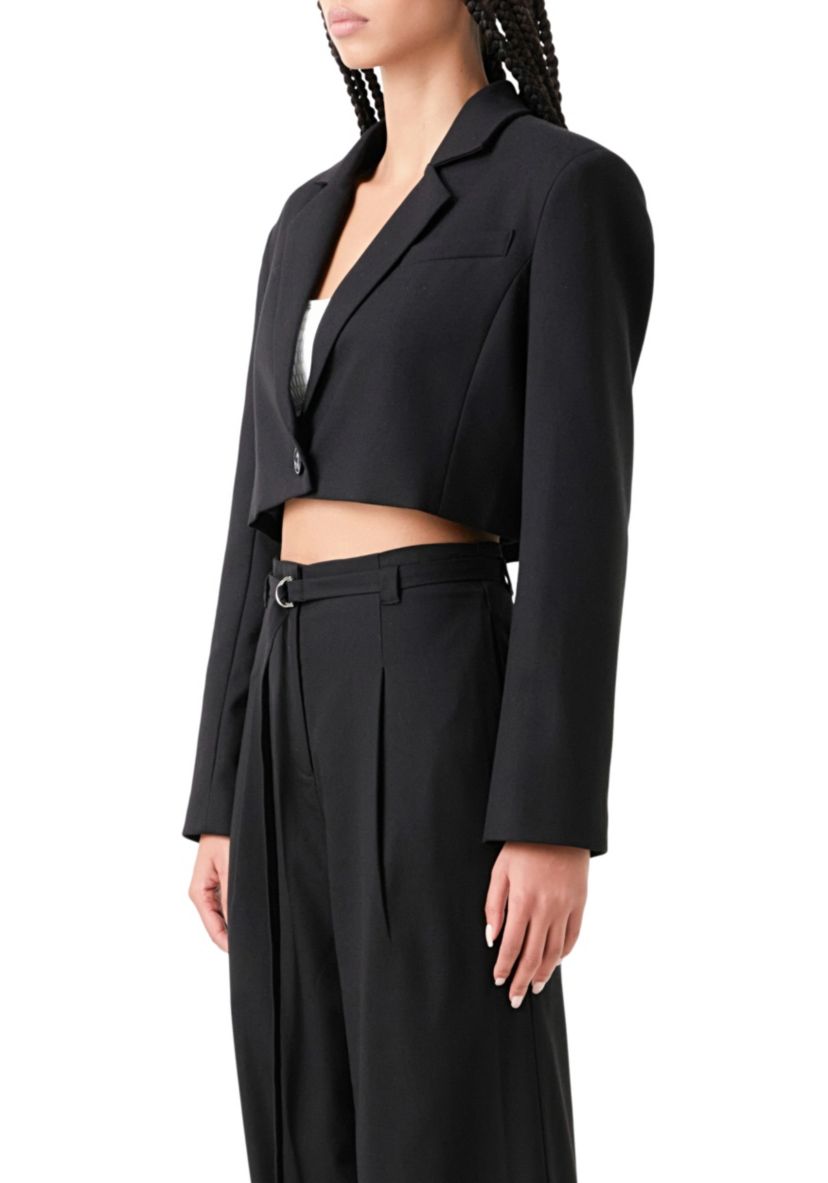 Oversized Cropped Blazer