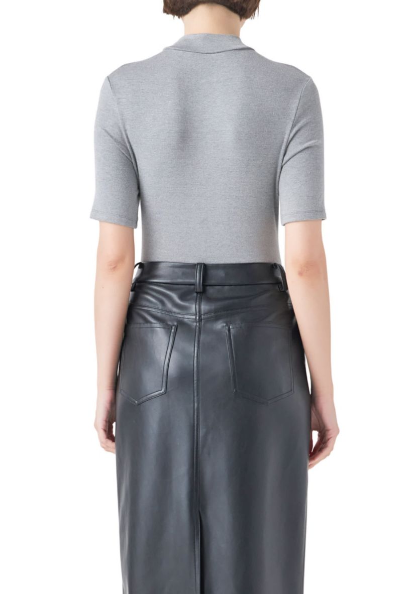 Soft Mock Neck Bodysuit
