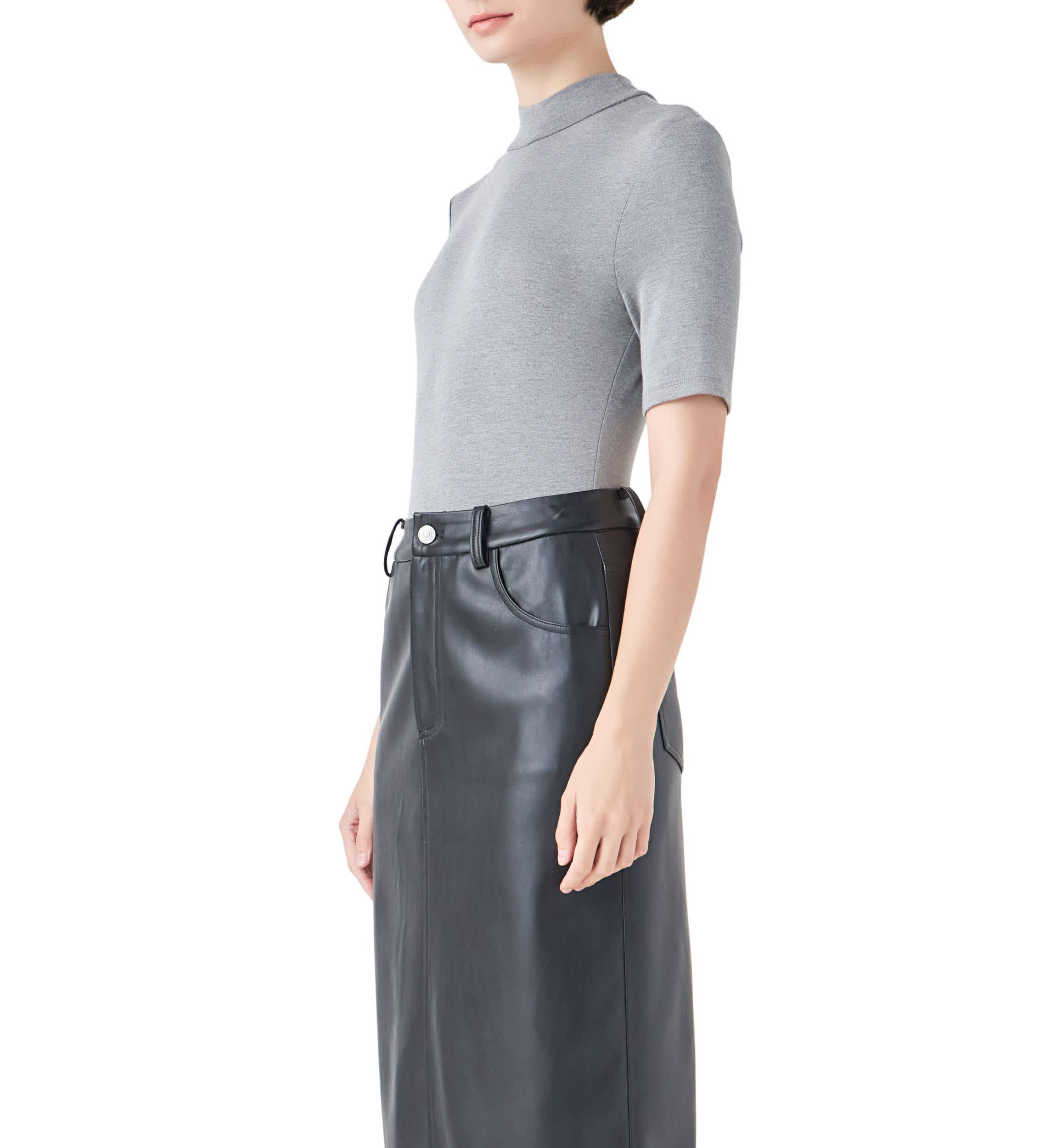 Soft Mock Neck Bodysuit