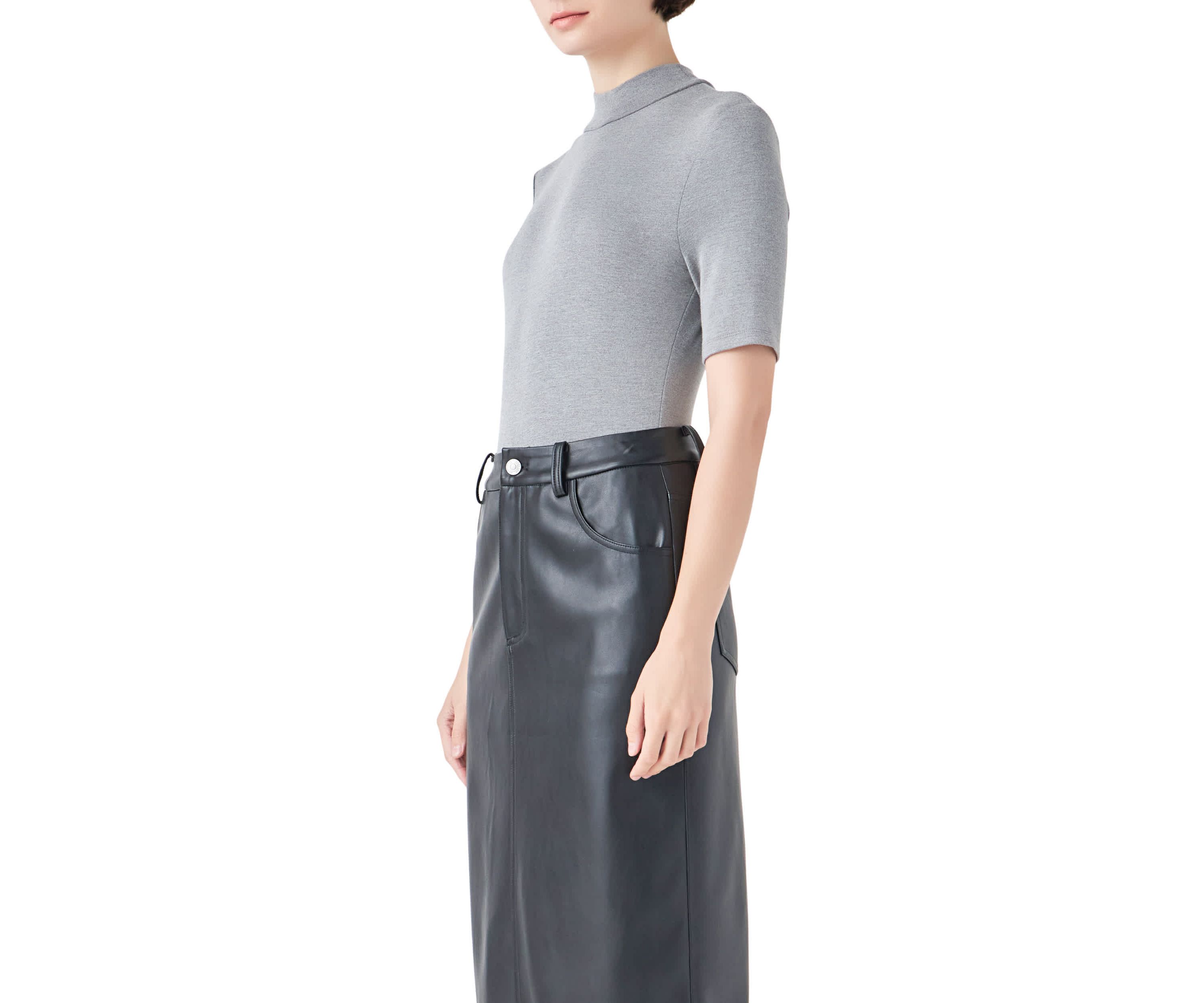 Soft Mock Neck Bodysuit
