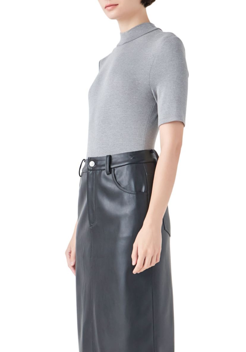 Soft Mock Neck Bodysuit