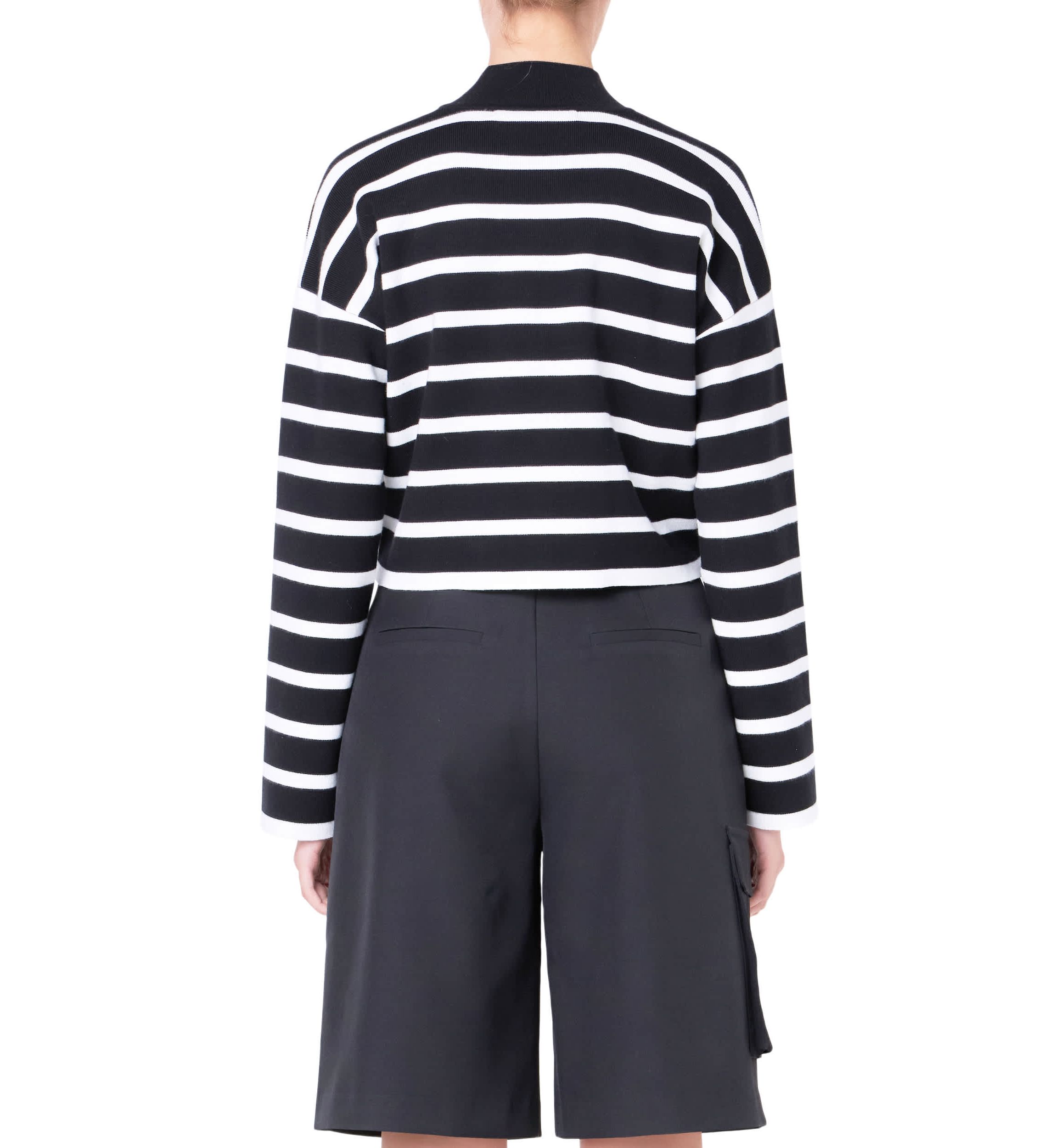 Striped Cropped Sweater