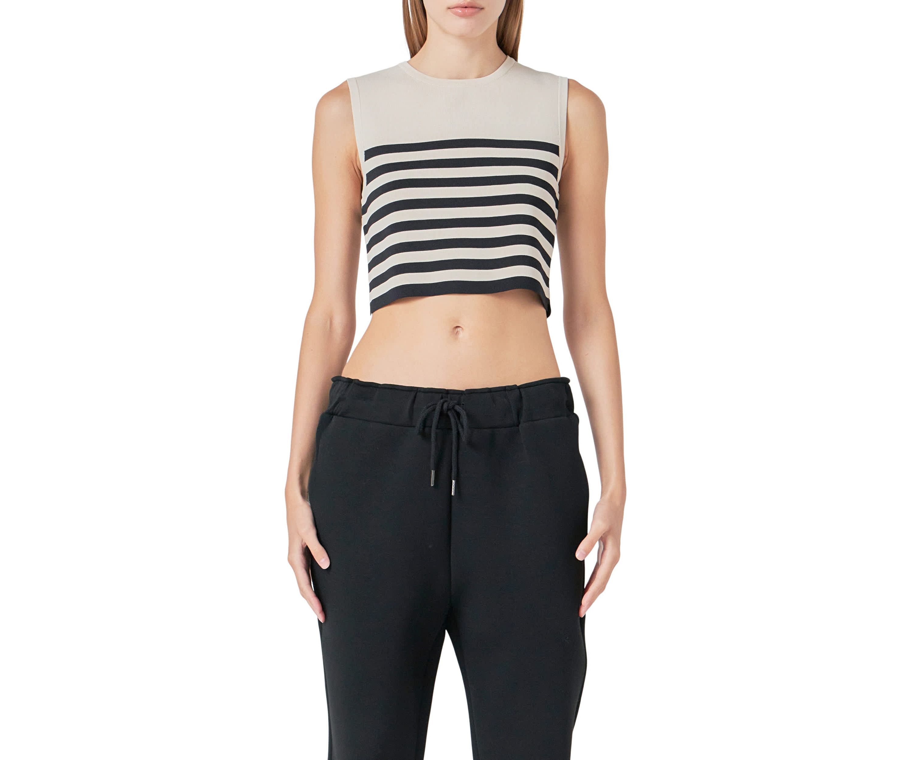 Striped Knit Top
