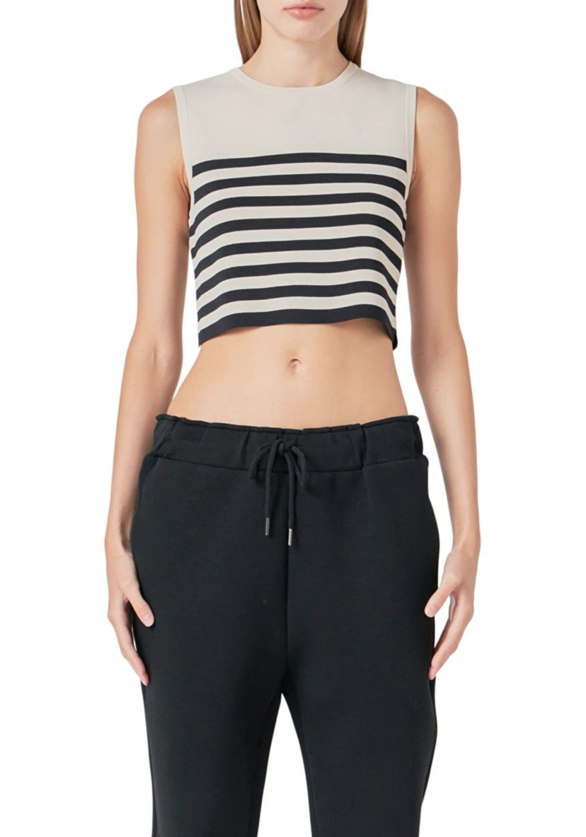 Striped Knit Top