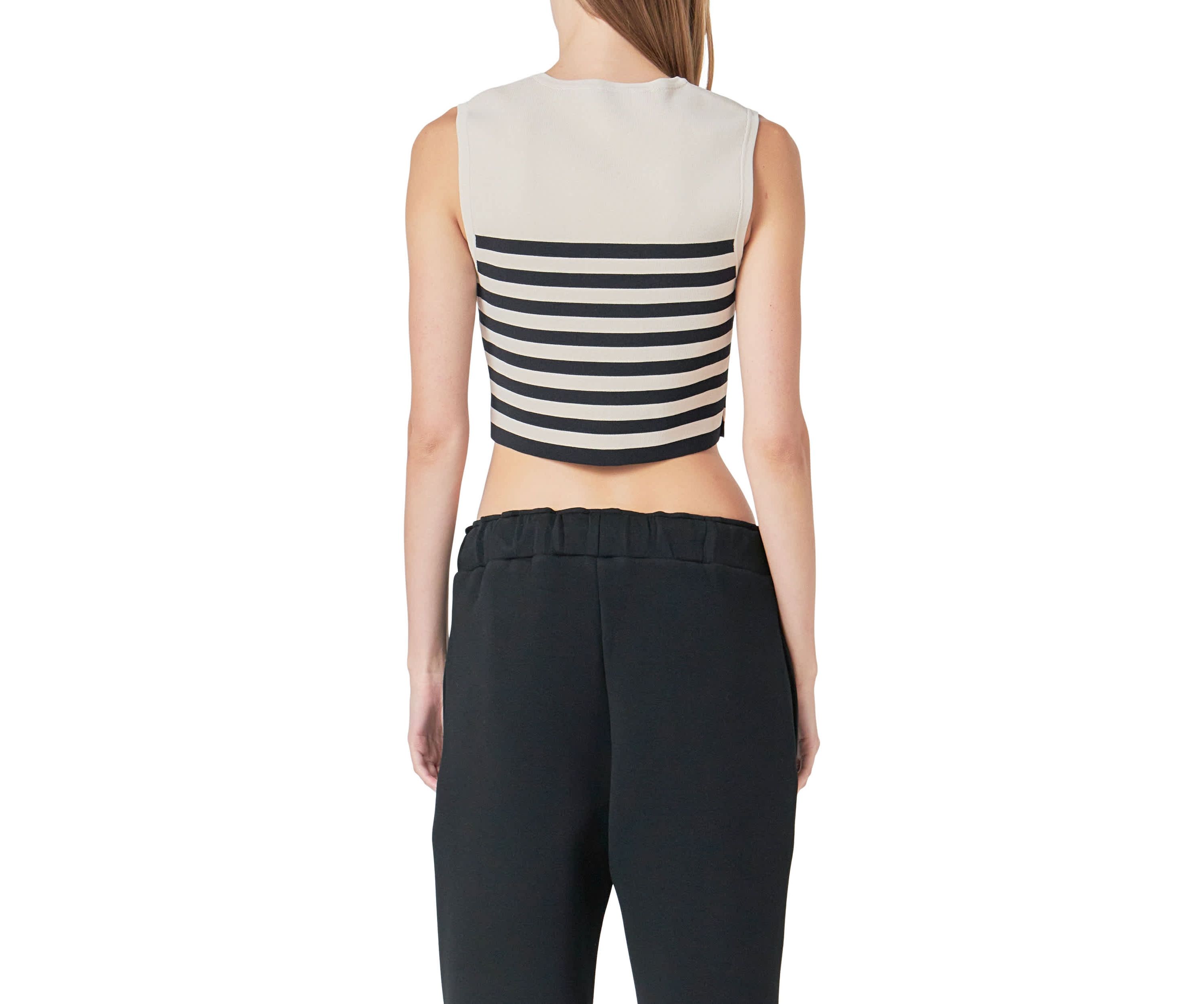 Striped Knit Top