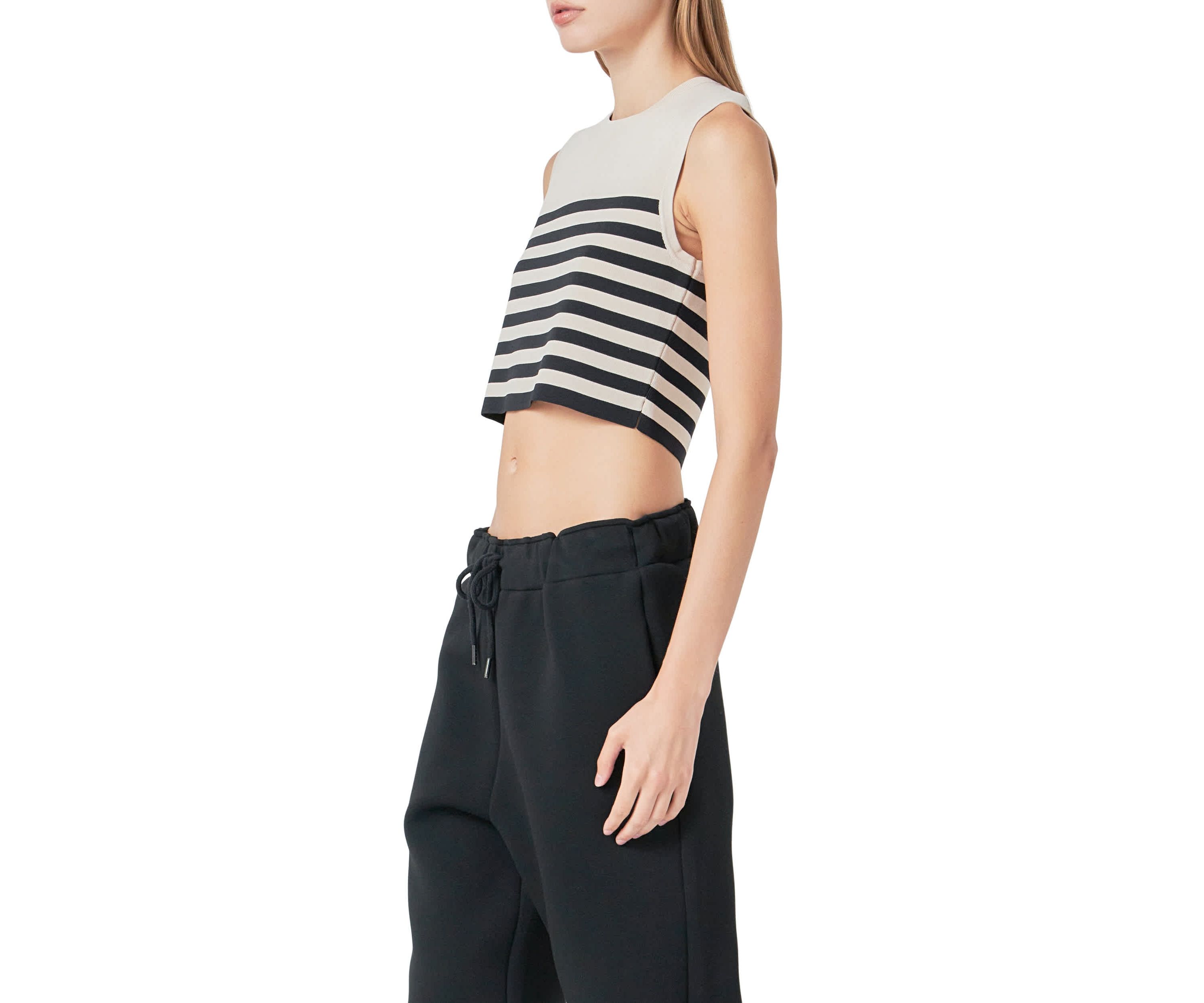 Striped Knit Top