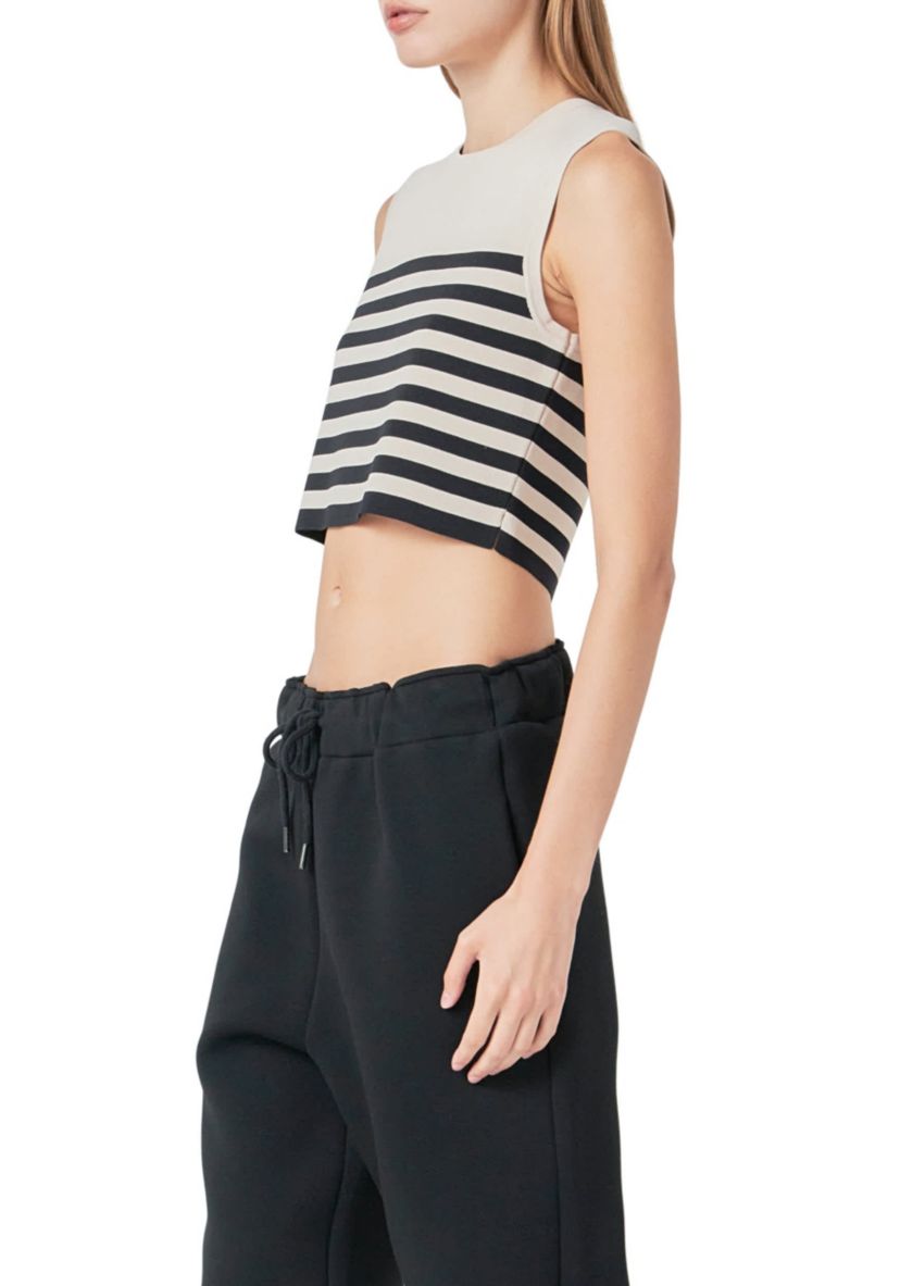 Striped Knit Top