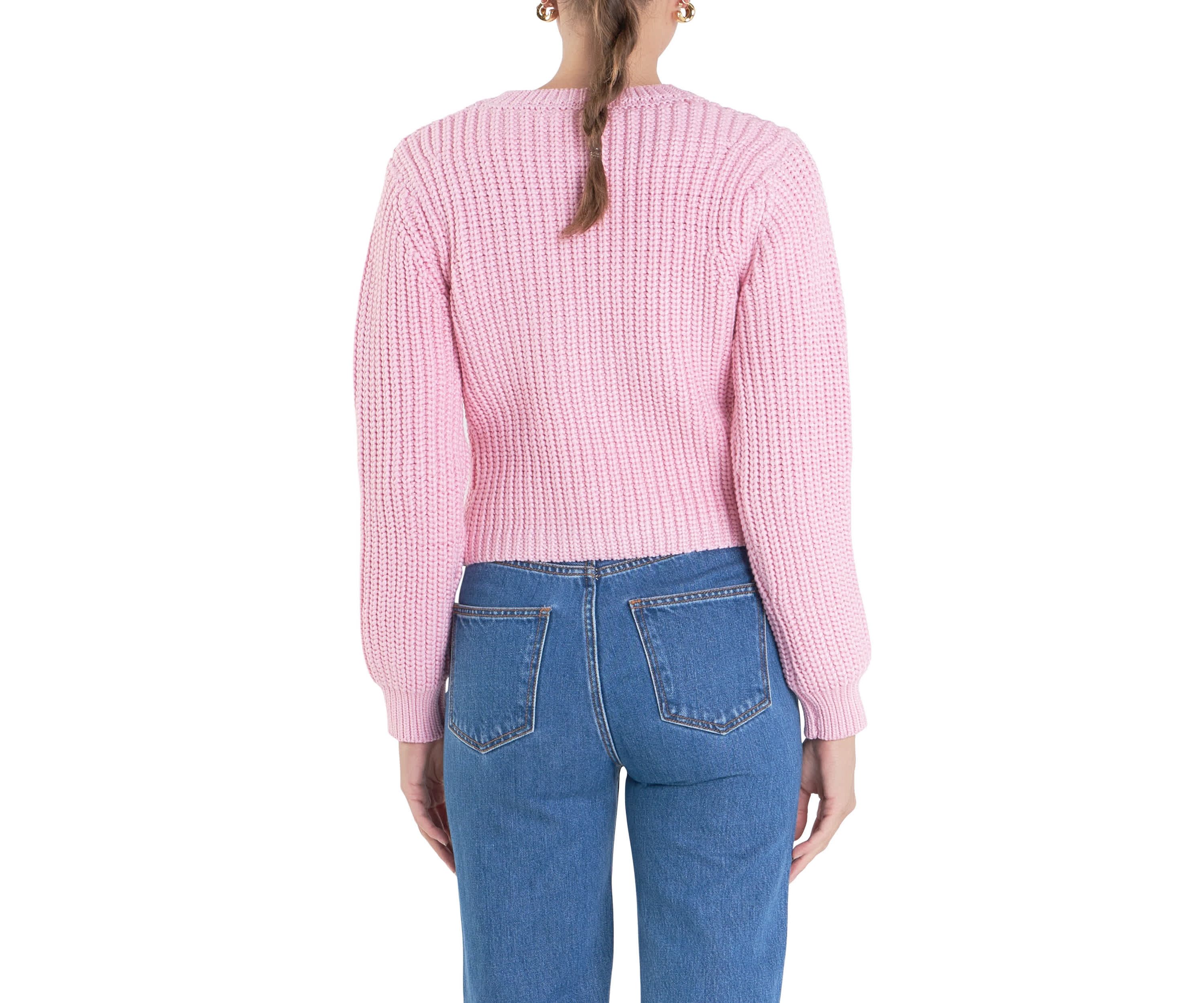 Round-neck Knit Sweater