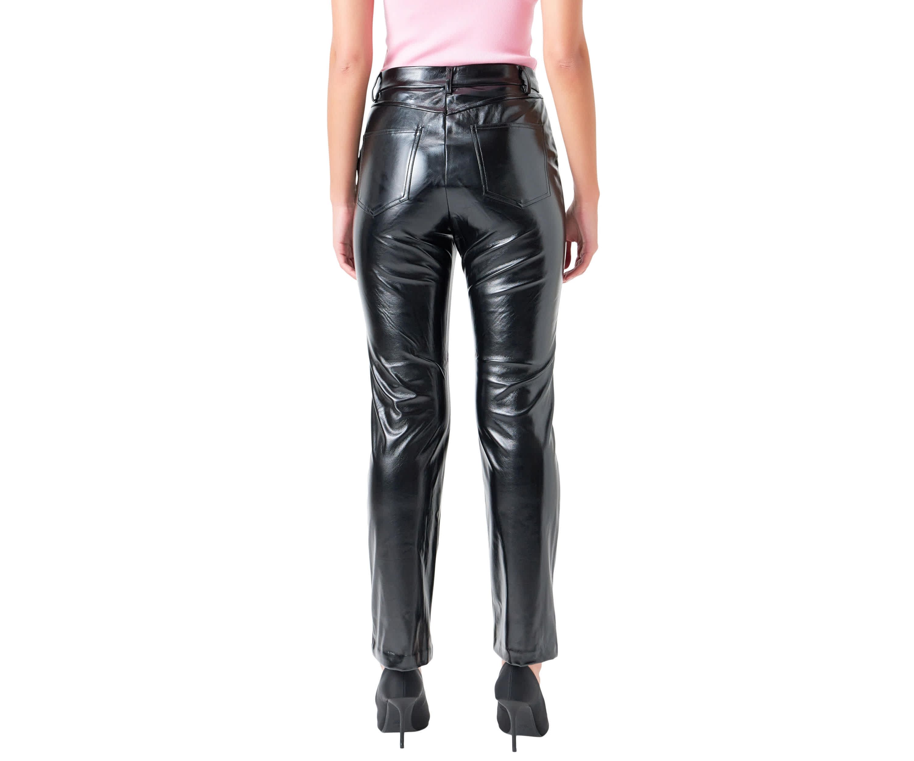 High Waist Pu Pants