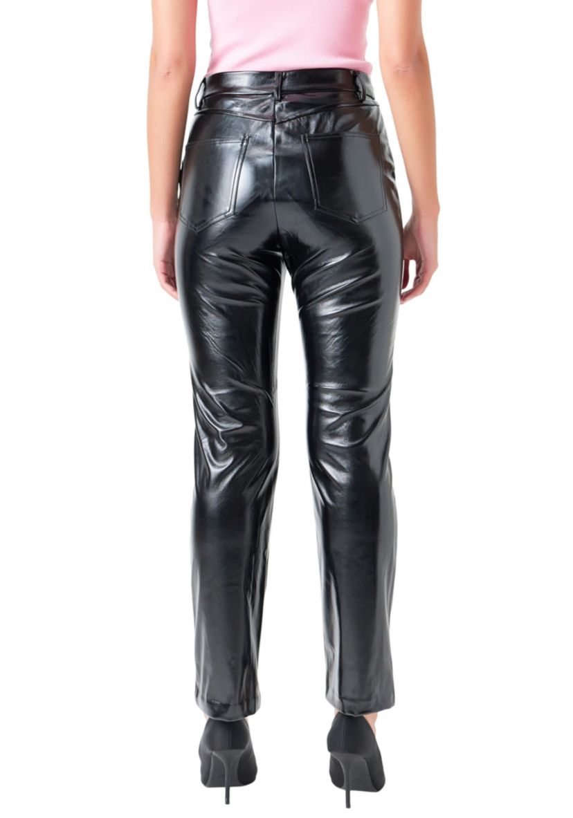 High Waist Pu Pants