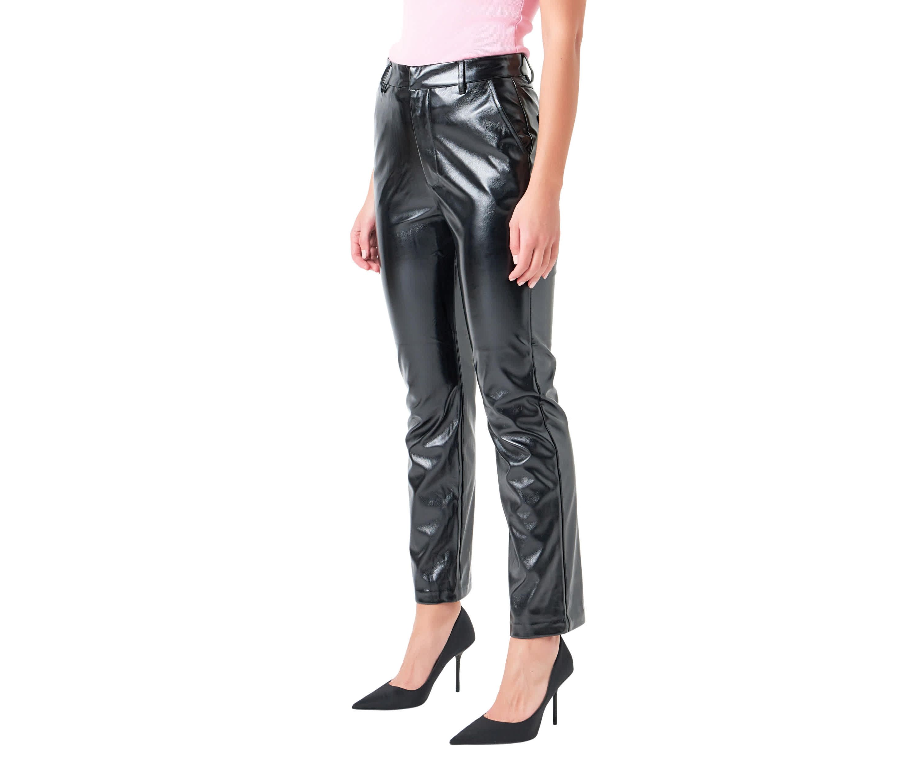 High Waist Pu Pants
