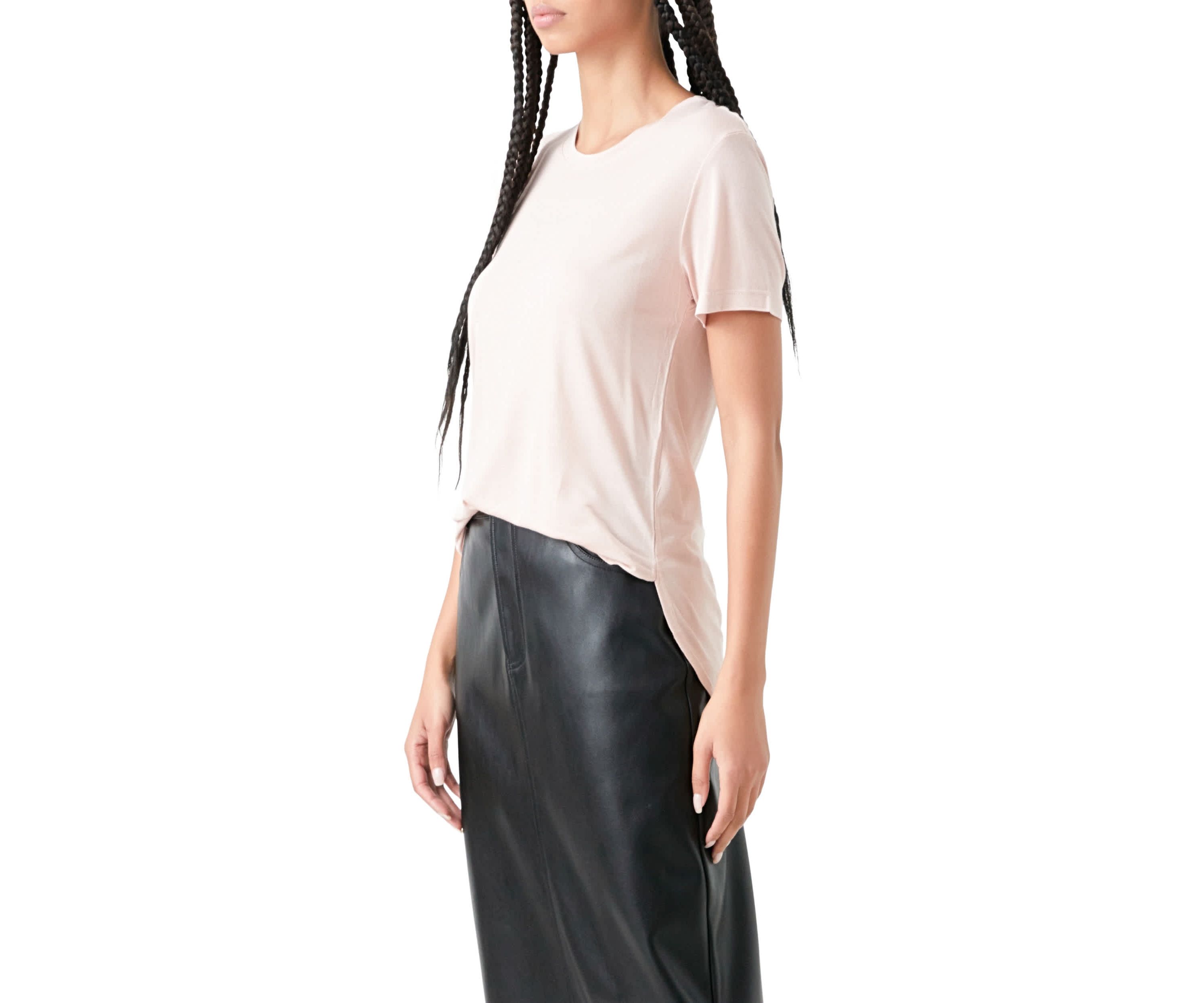 Classic Round Neck T-shirt With Round Neck