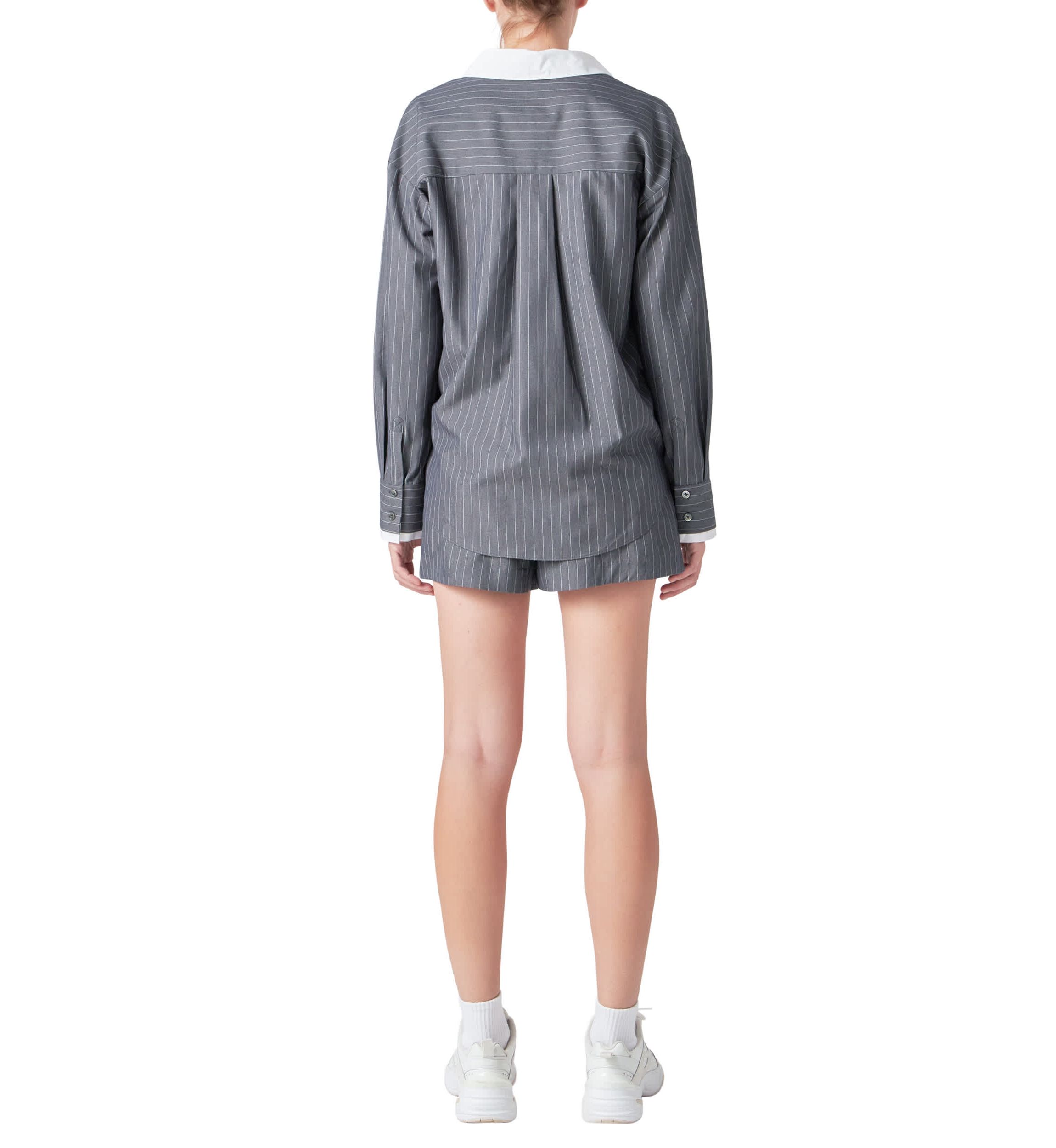 Oversized Pinstripe Shirt