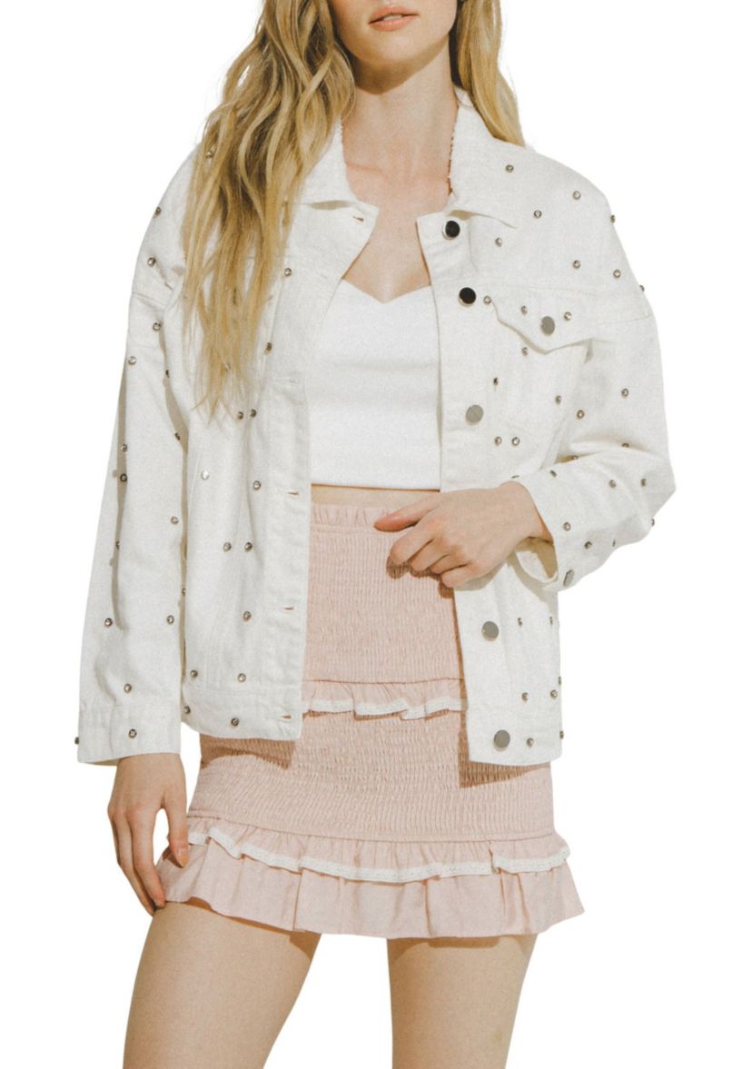 Studded Denim Jacket