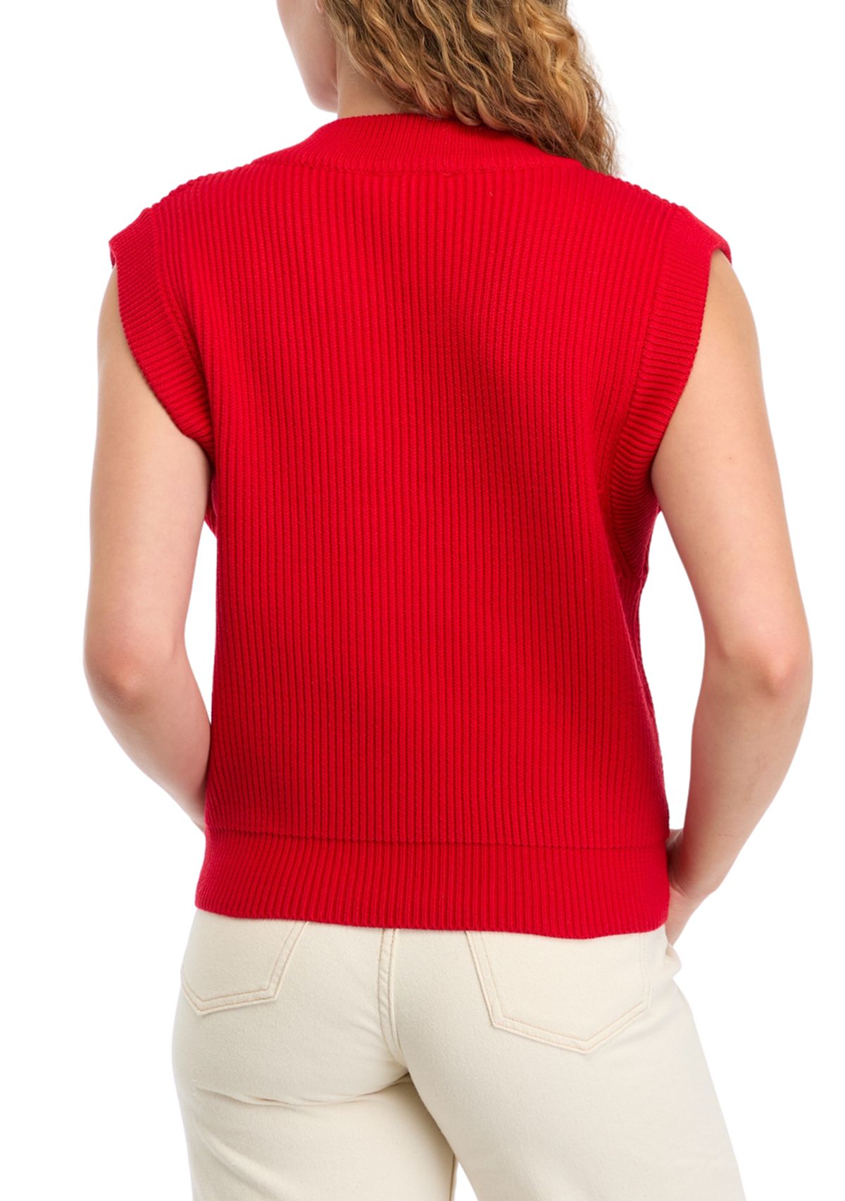 Womens V-Neck Knit Sweater Vest