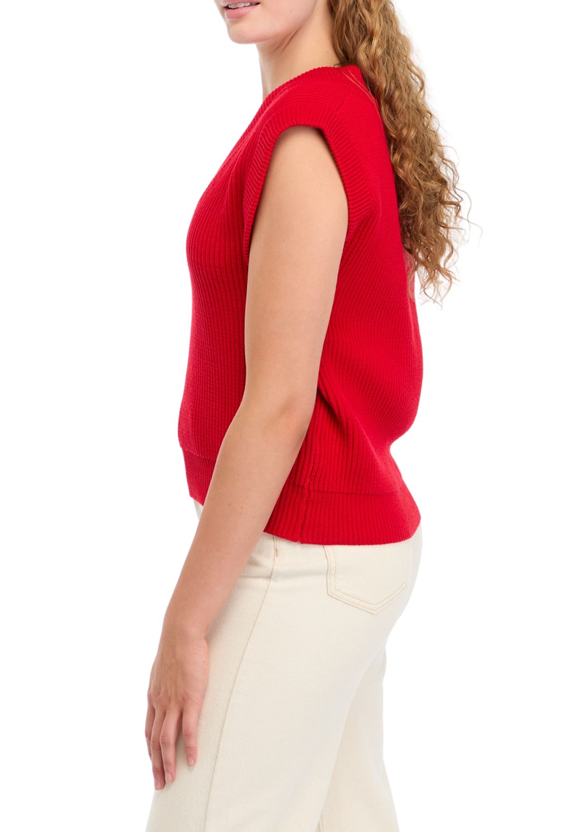 Womens V-Neck Knit Sweater Vest
