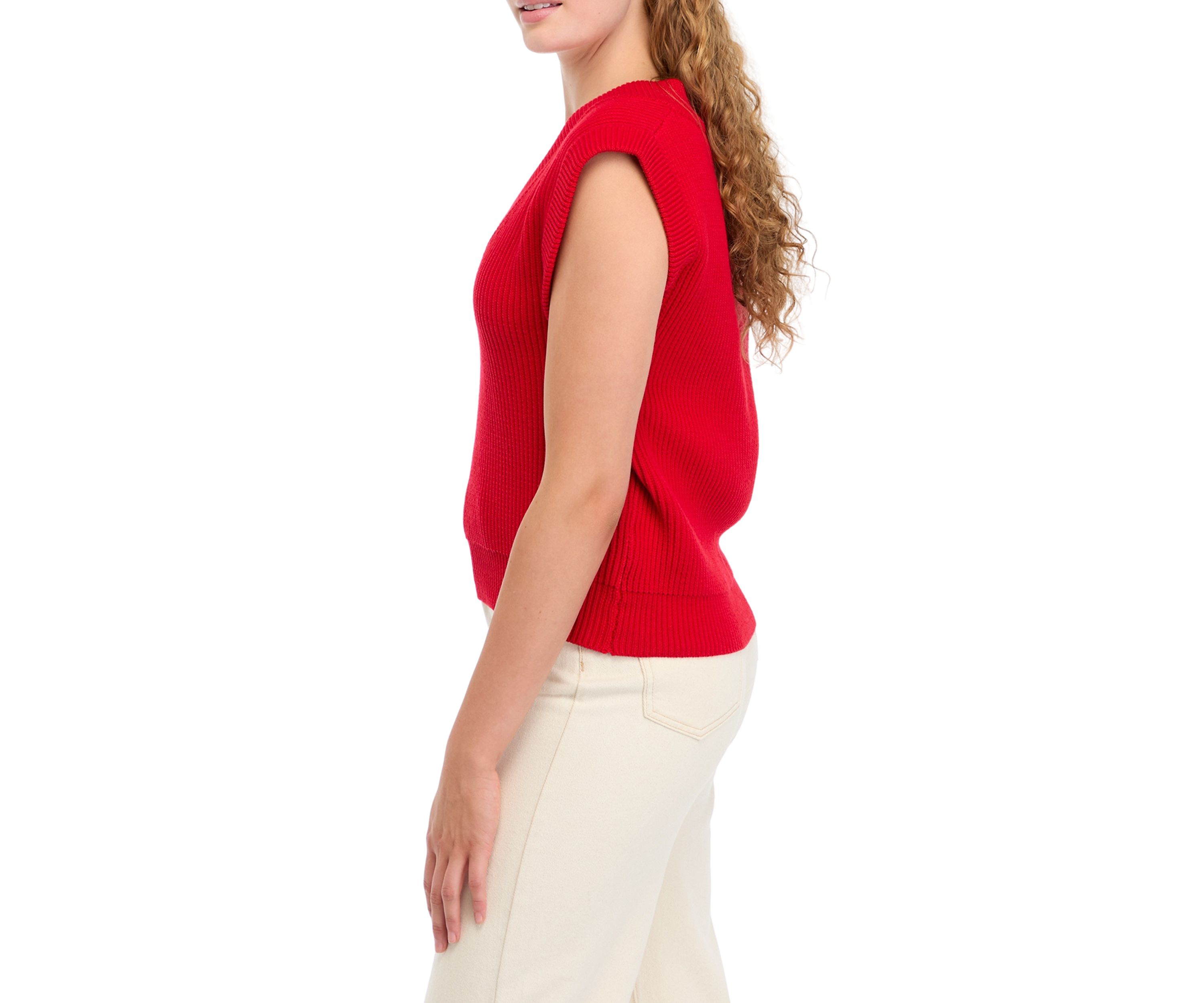 Womens V-Neck Knit Sweater Vest