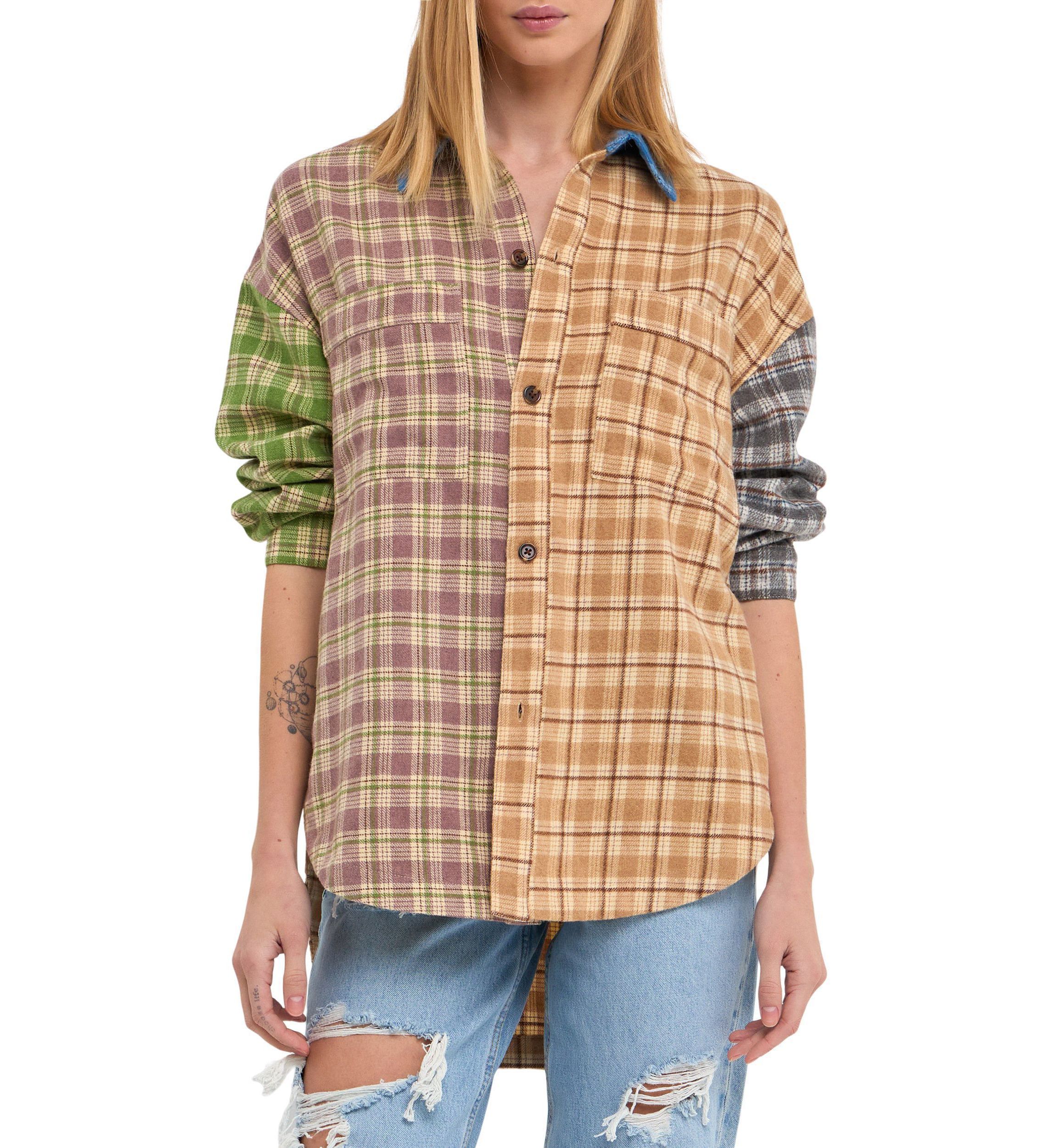 Oversize Plaid Shirt
