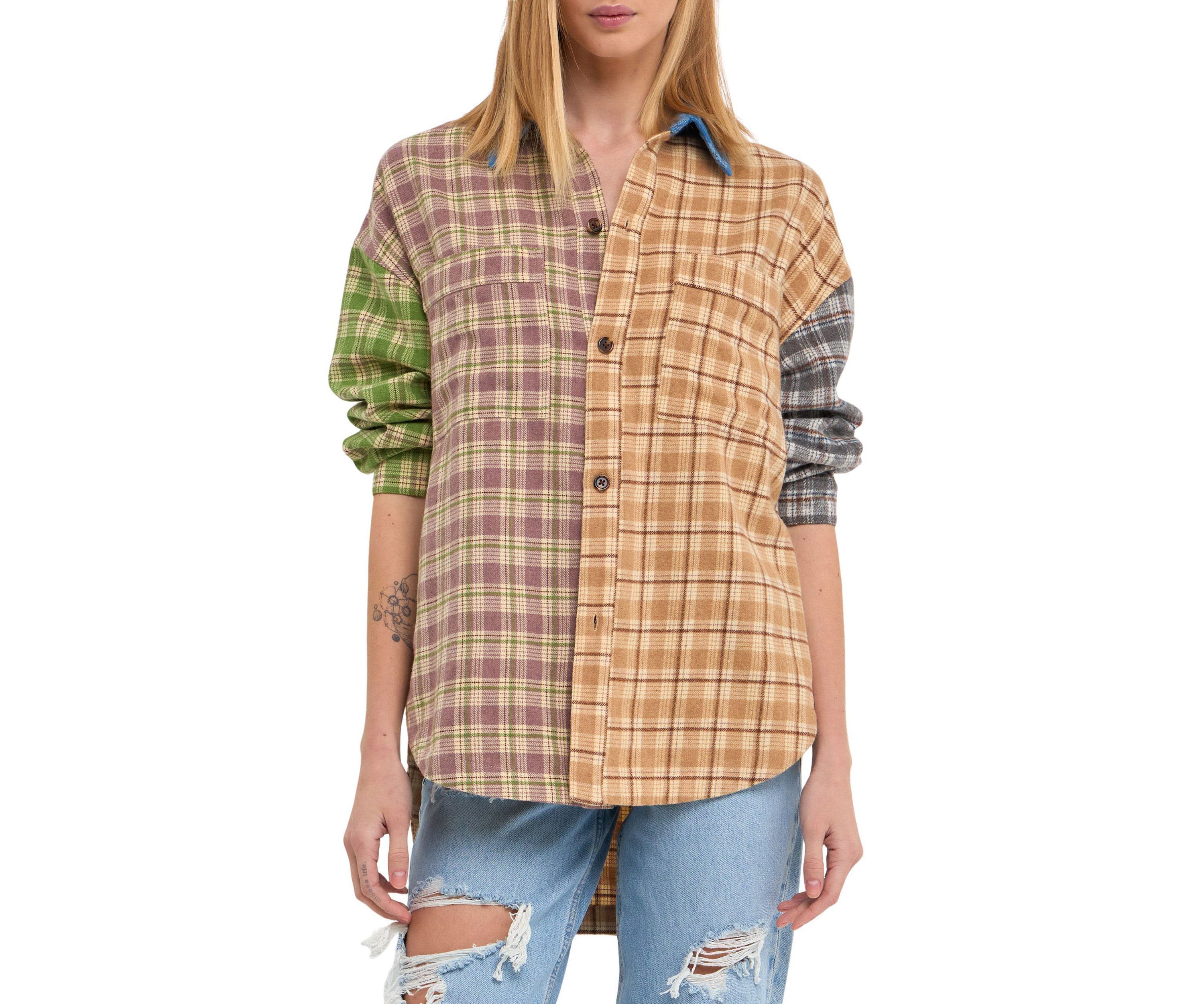 Oversize Plaid Shirt