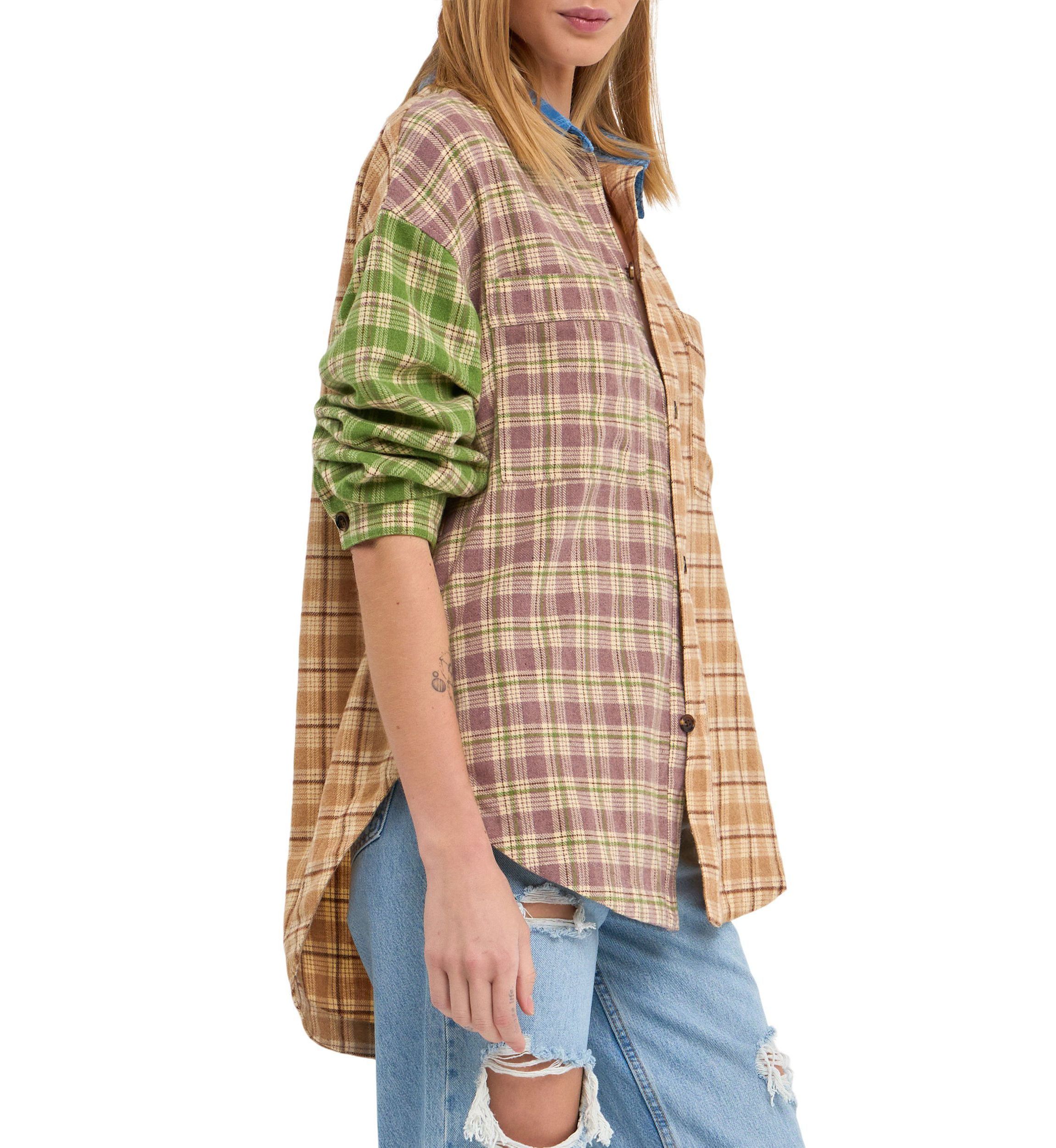 Oversize Plaid Shirt