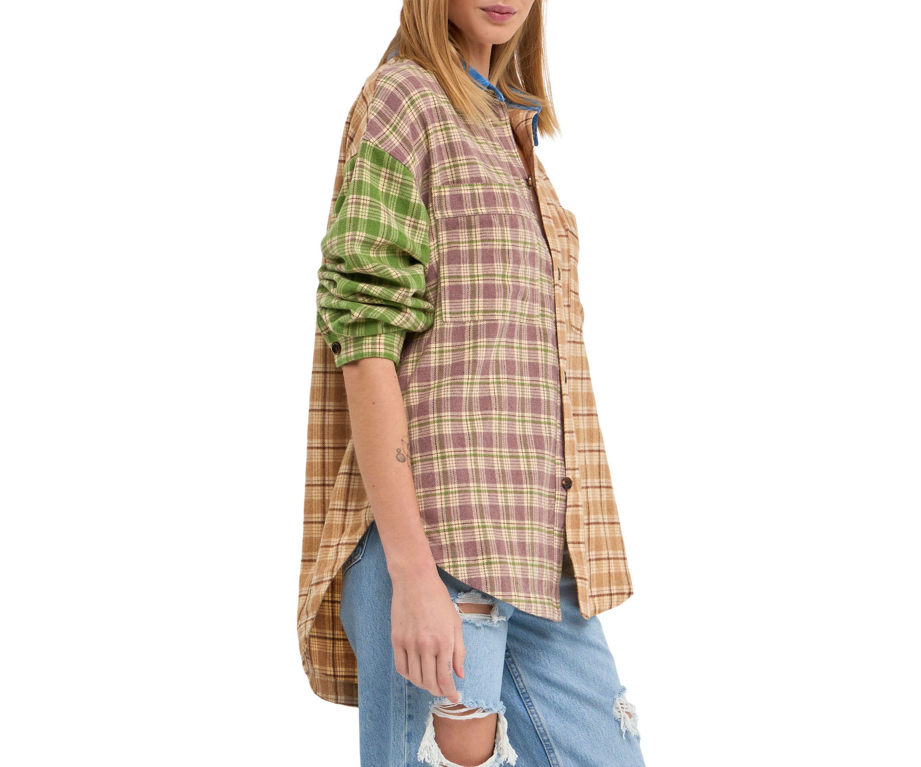 Oversize Plaid Shirt