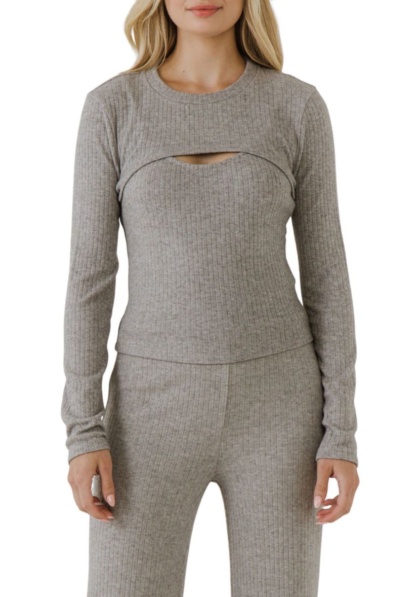 2 Piece Knit Top