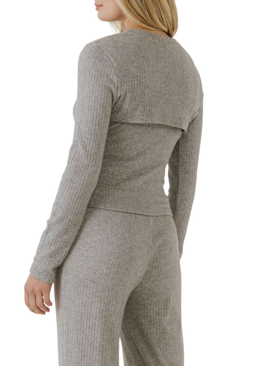2 Piece Knit Top