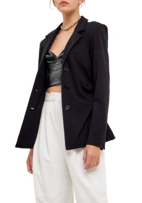 Ruched Blazer