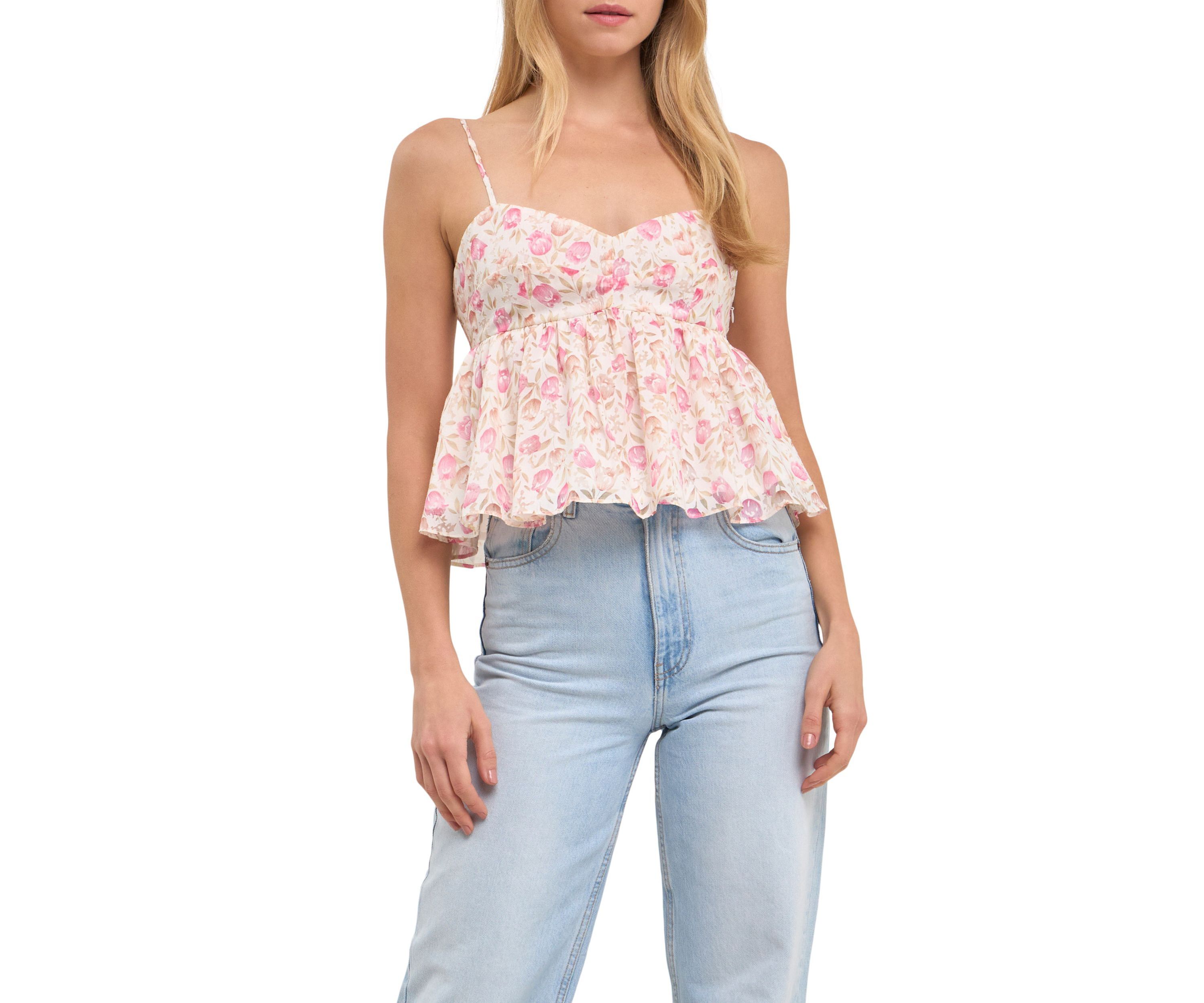 Floral Baby Doll Top
