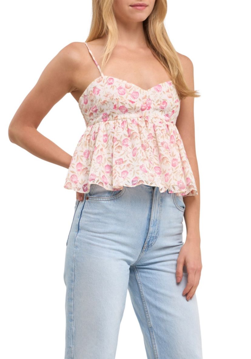 Floral Baby Doll Top