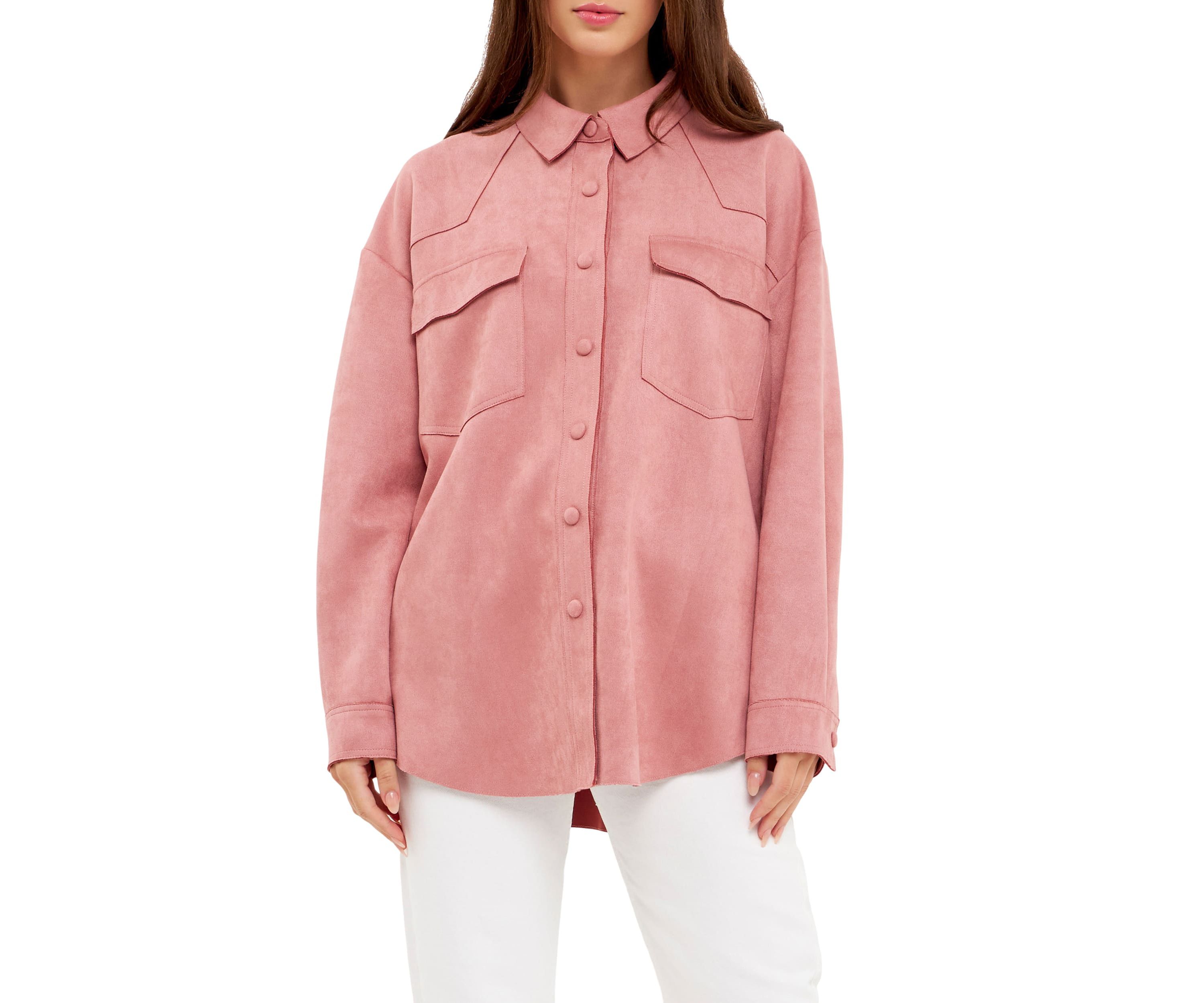 Suede Oversized Shirts