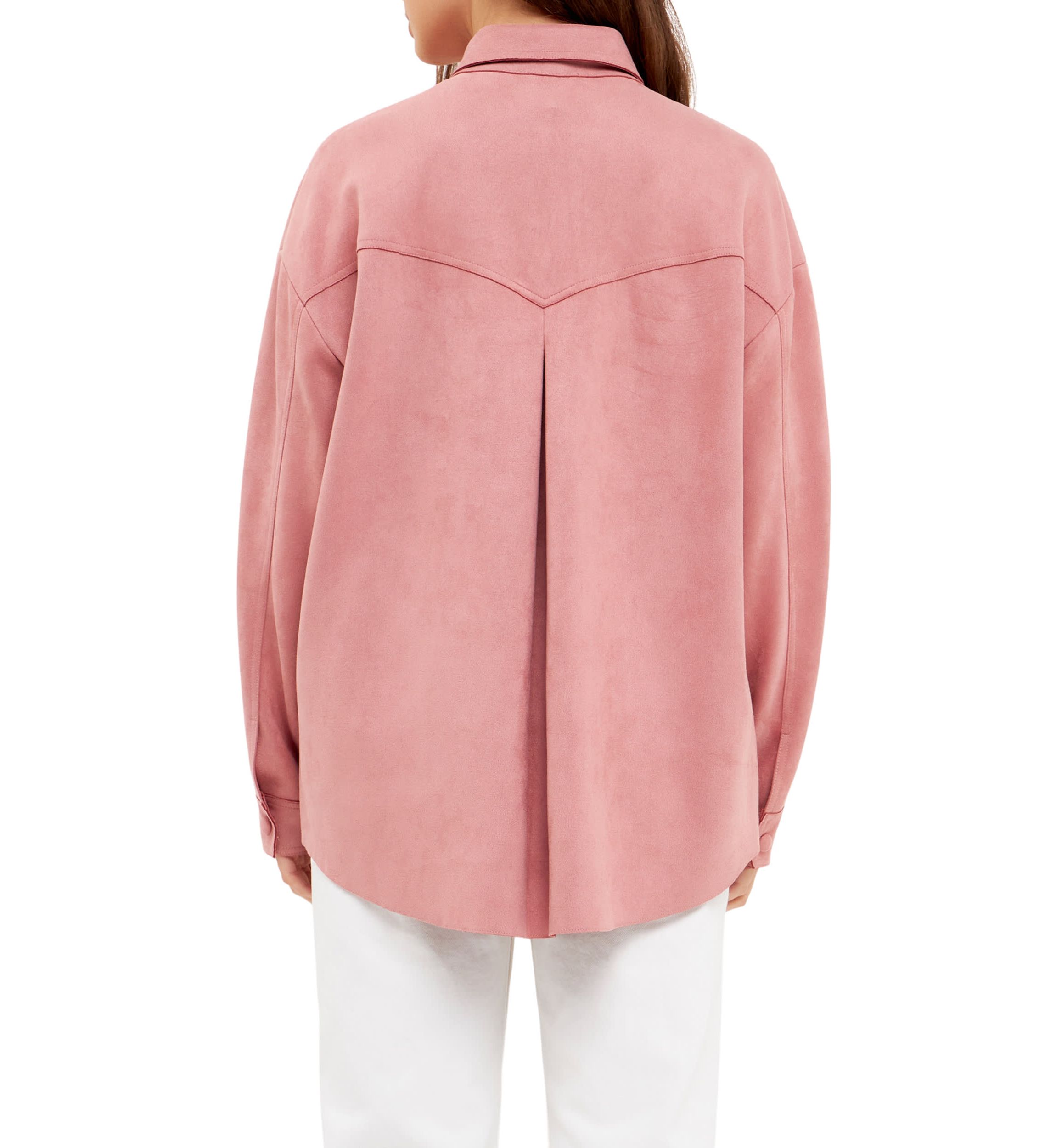 Suede Oversized Shirts