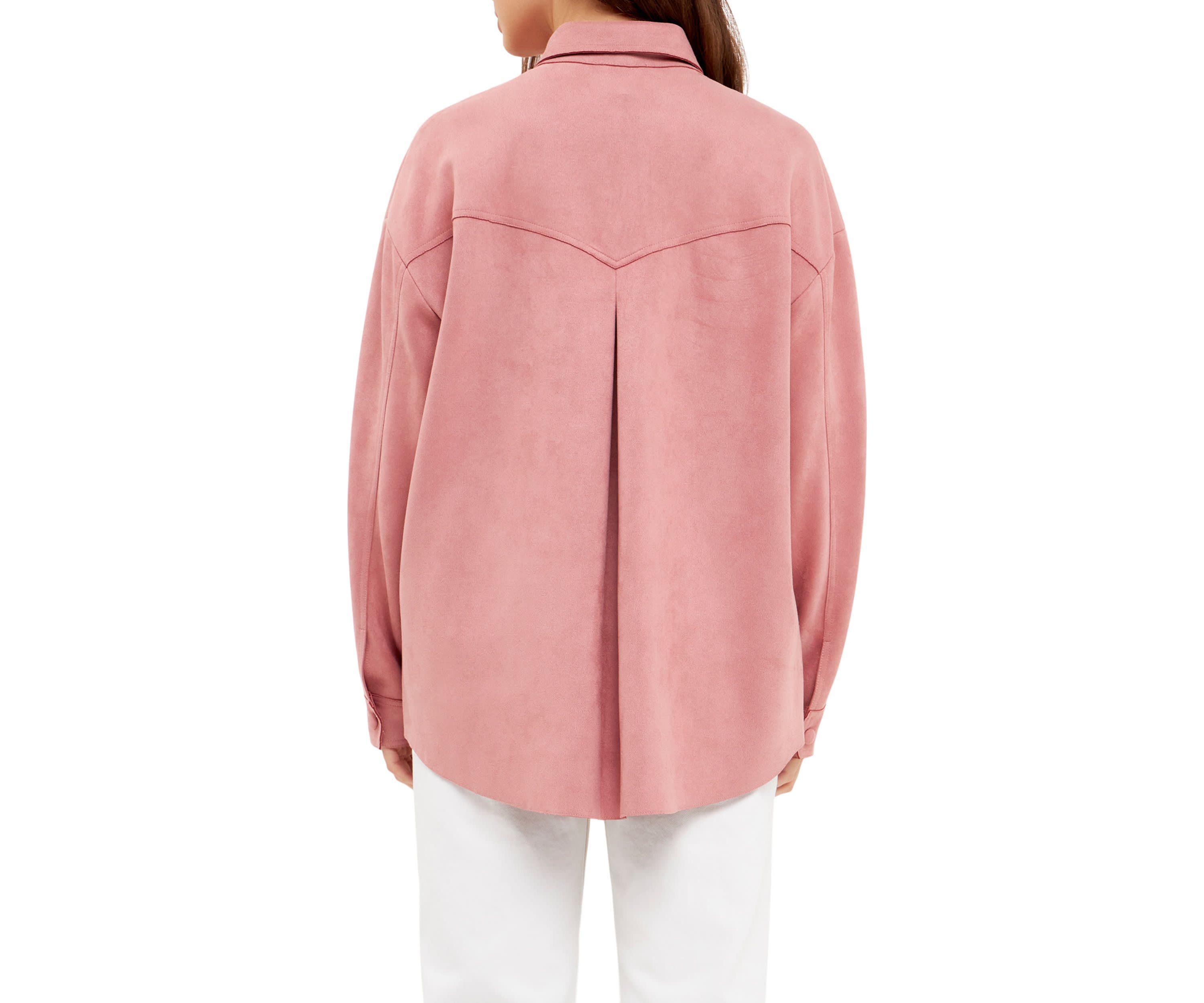 Suede Oversized Shirts